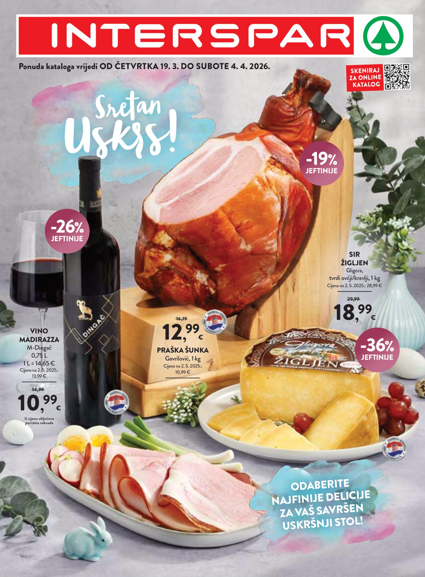 Interspar katalog Delicije 19.03.-04.04.2026.