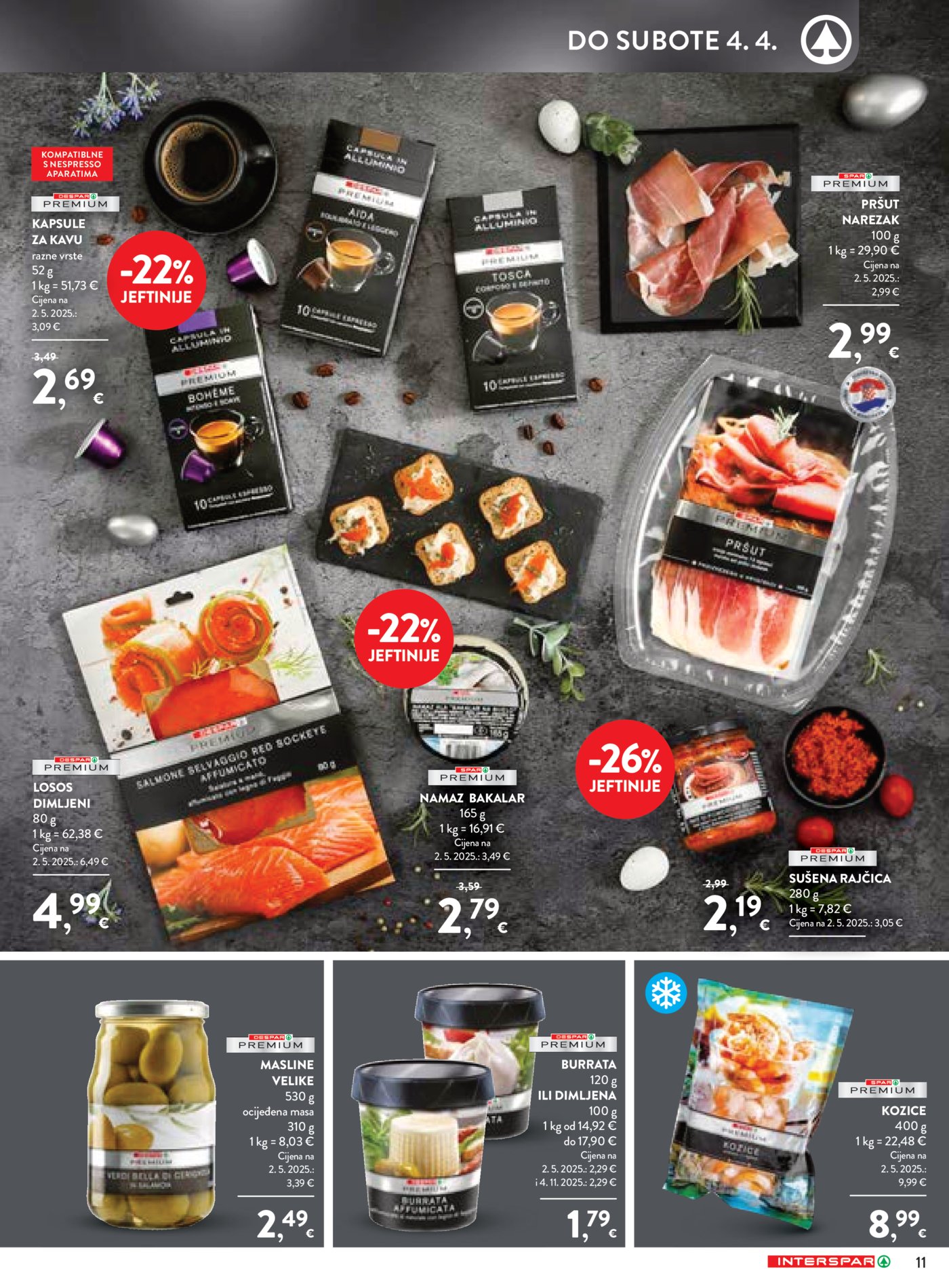 Interspar katalog Delicije 19.03.-04.04.2026.