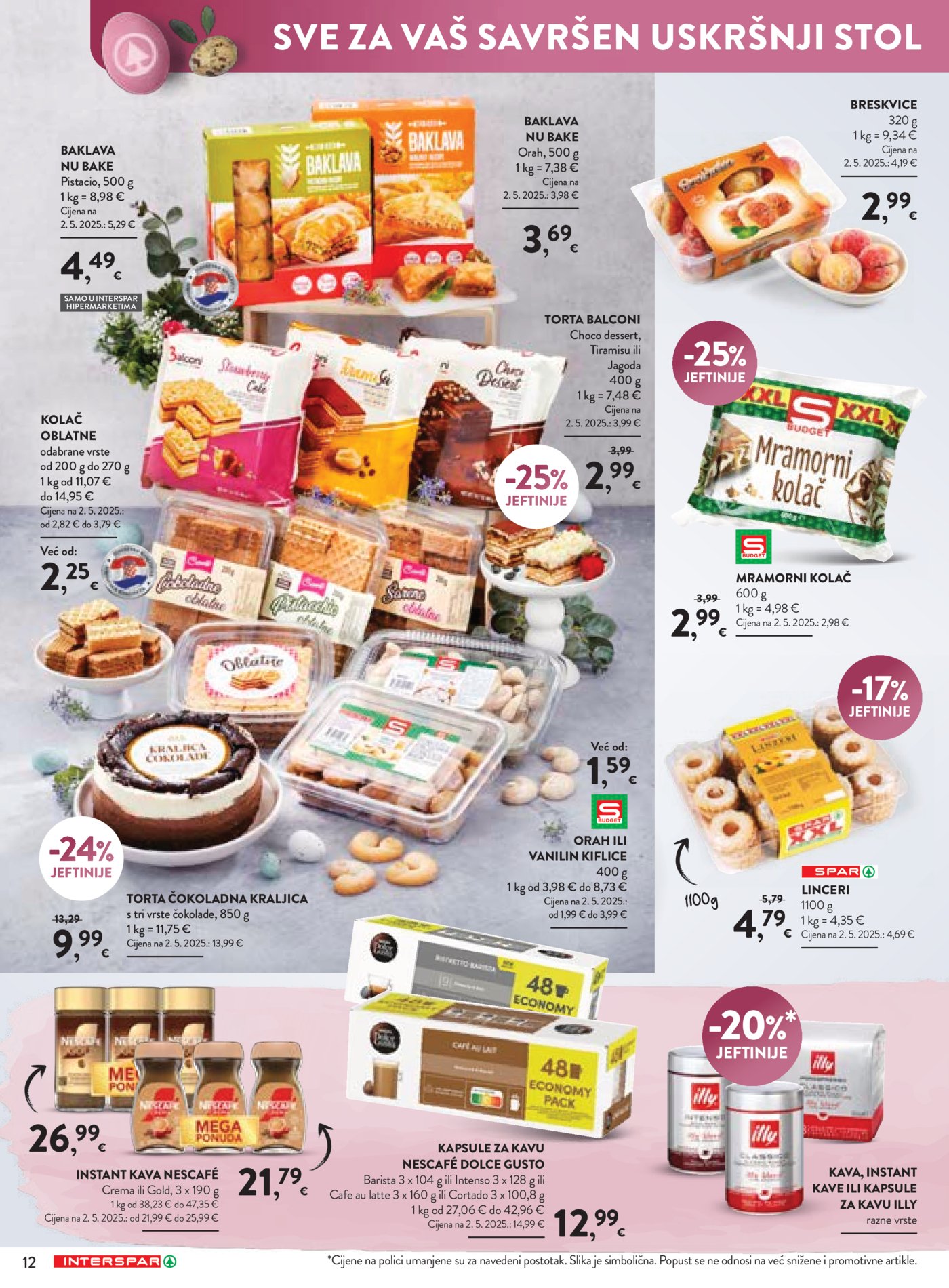 Interspar katalog Delicije 19.03.-04.04.2026.