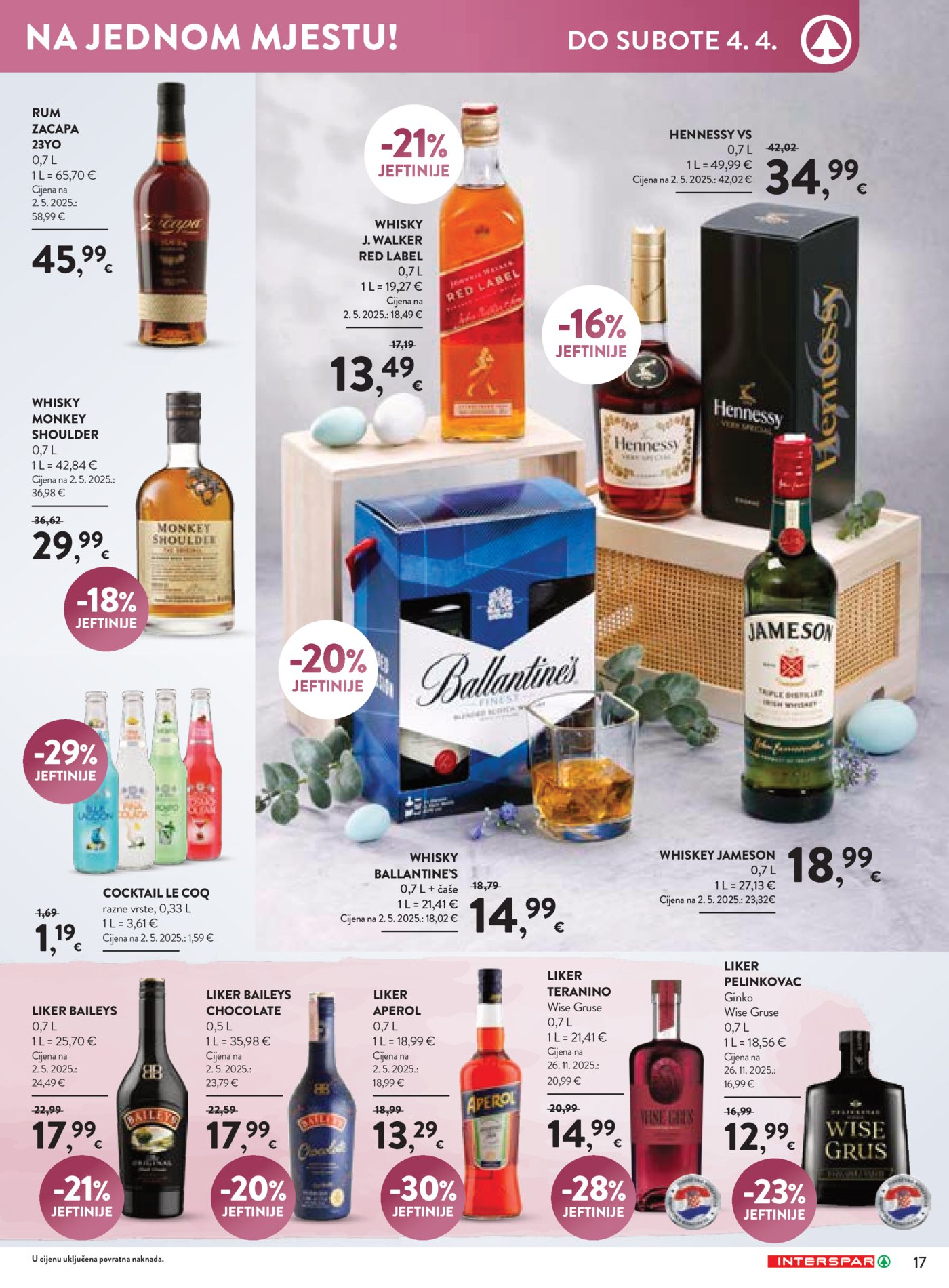 Interspar katalog Delicije 19.03.-04.04.2026.