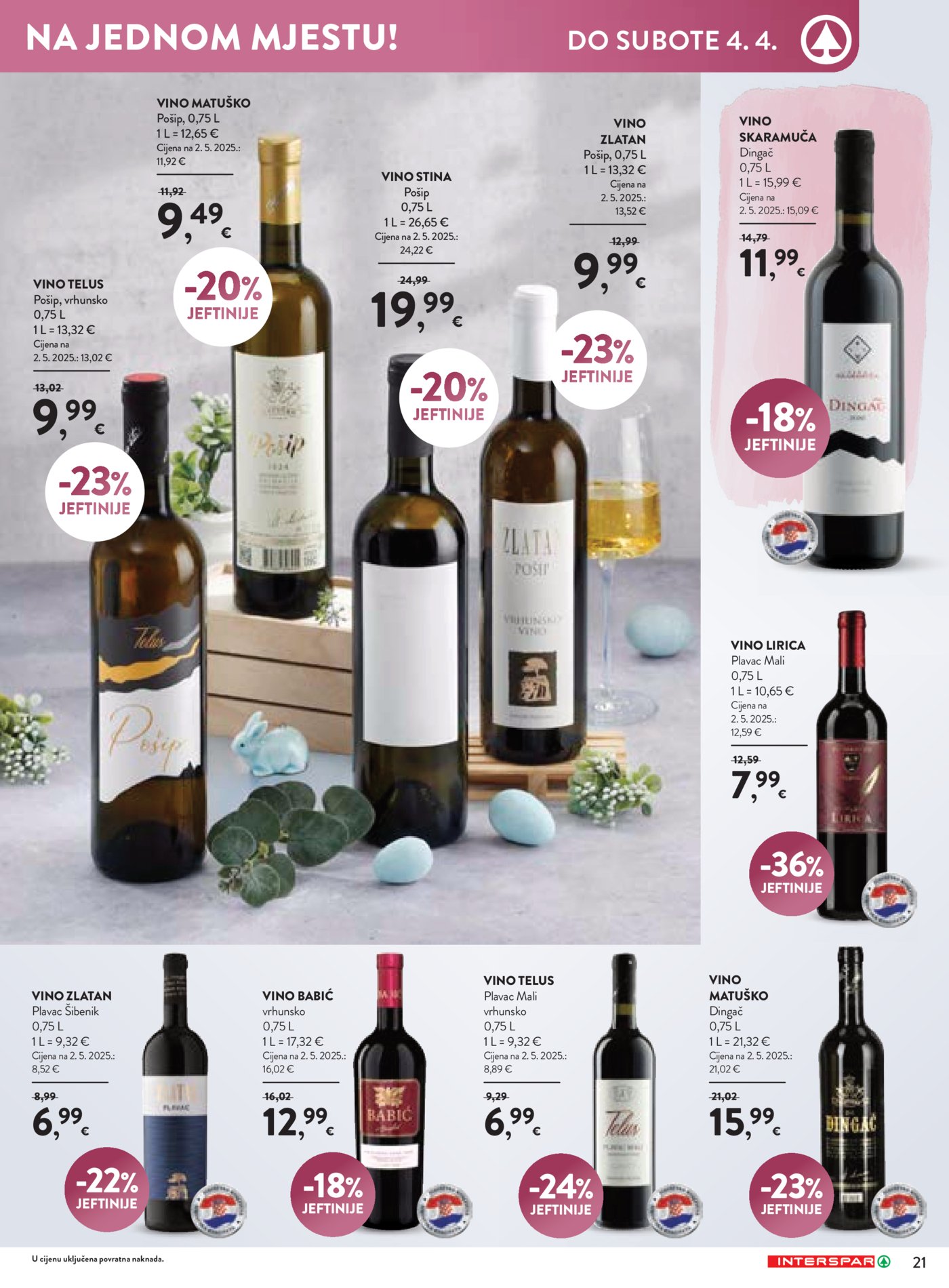 Interspar katalog Delicije 19.03.-04.04.2026.