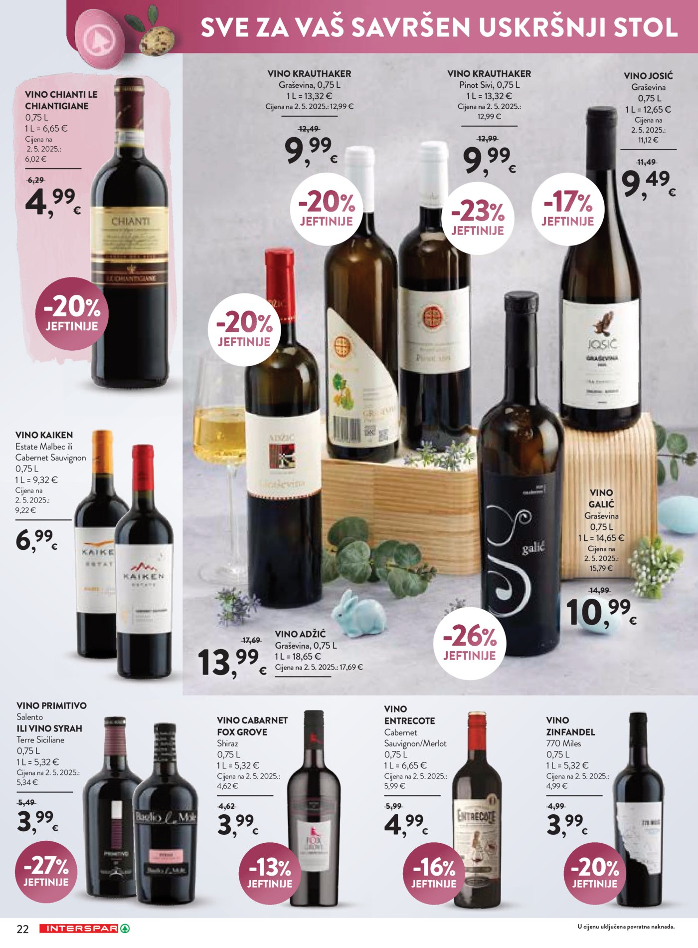 Interspar katalog Delicije 19.03.-04.04.2026.