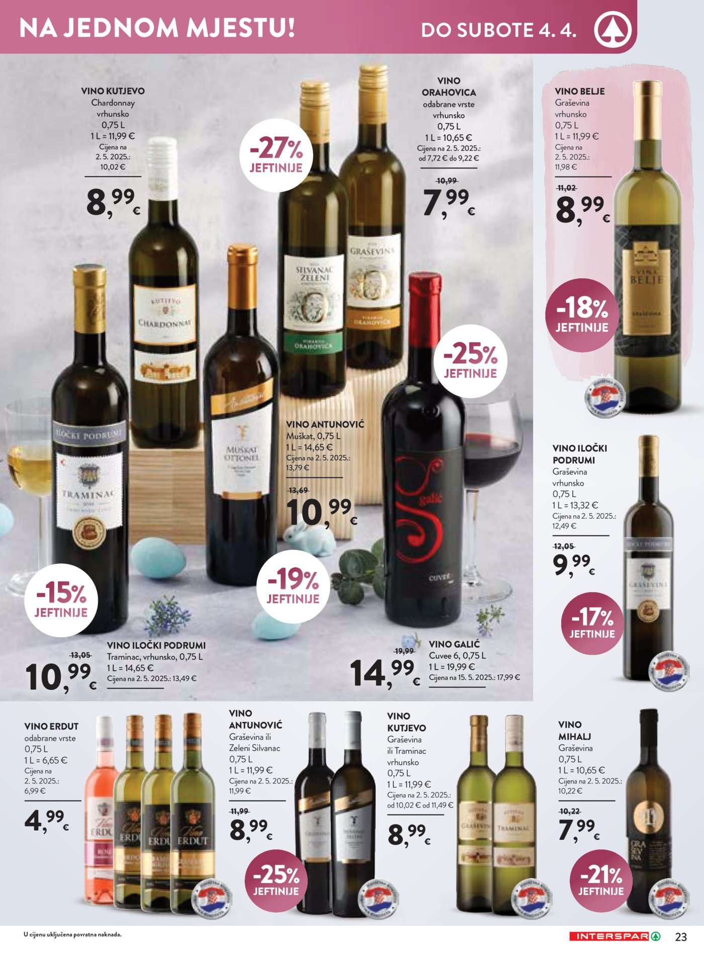 Interspar katalog Delicije 19.03.-04.04.2026.