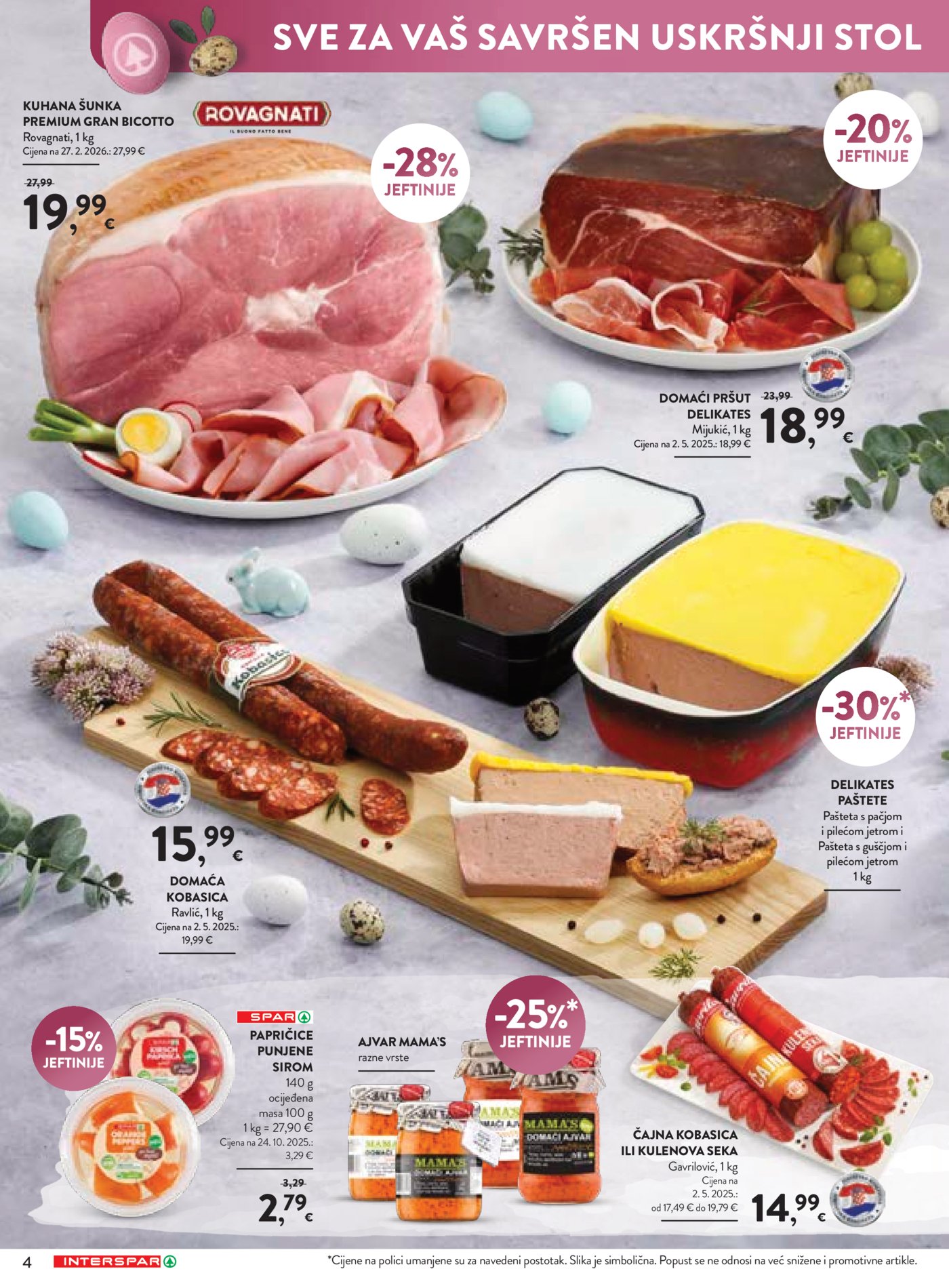 Interspar katalog Delicije 19.03.-04.04.2026.