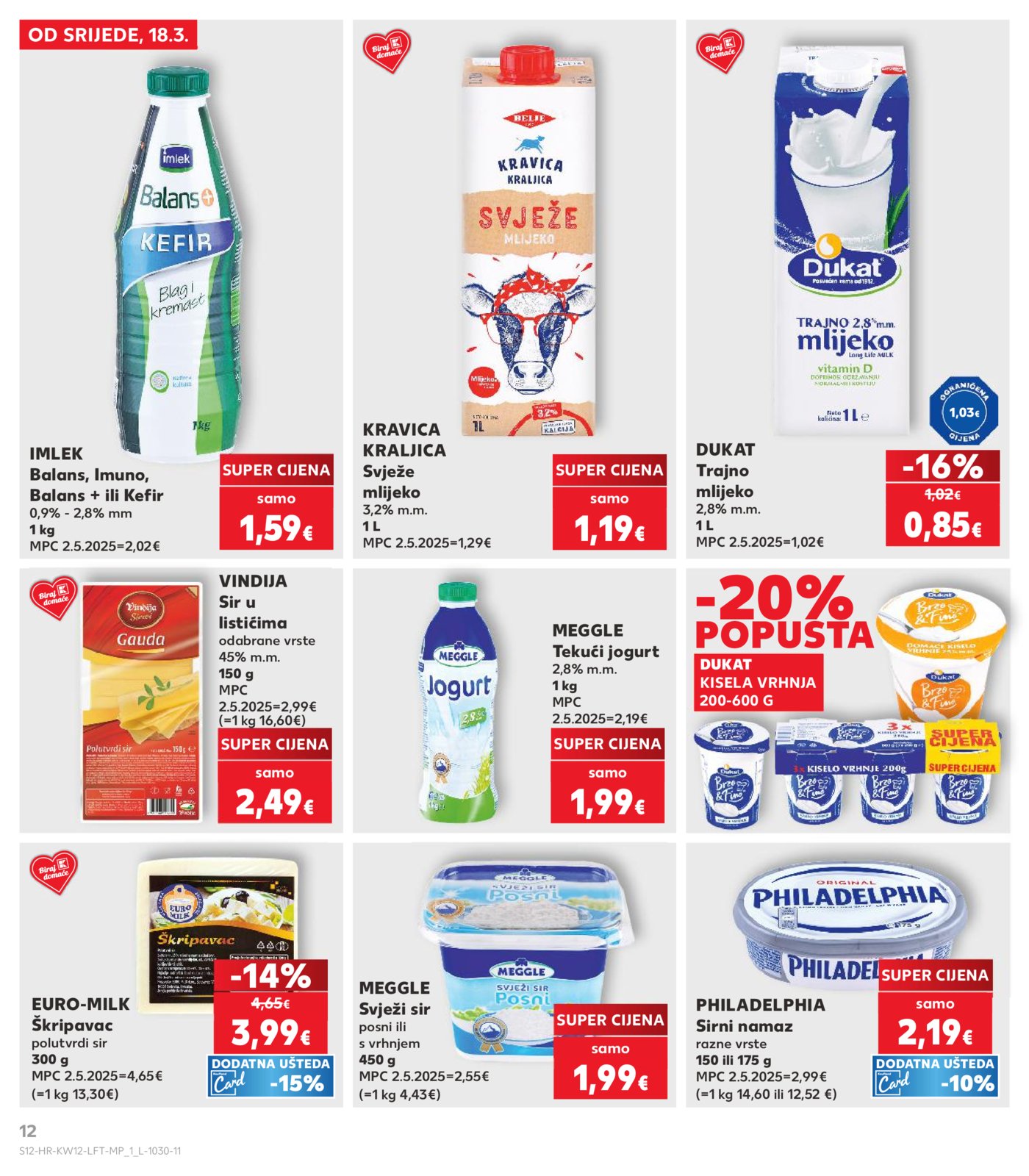Kaufland katalog Akcija 18.03. - 24.03.2026. Odabrane poslovnice