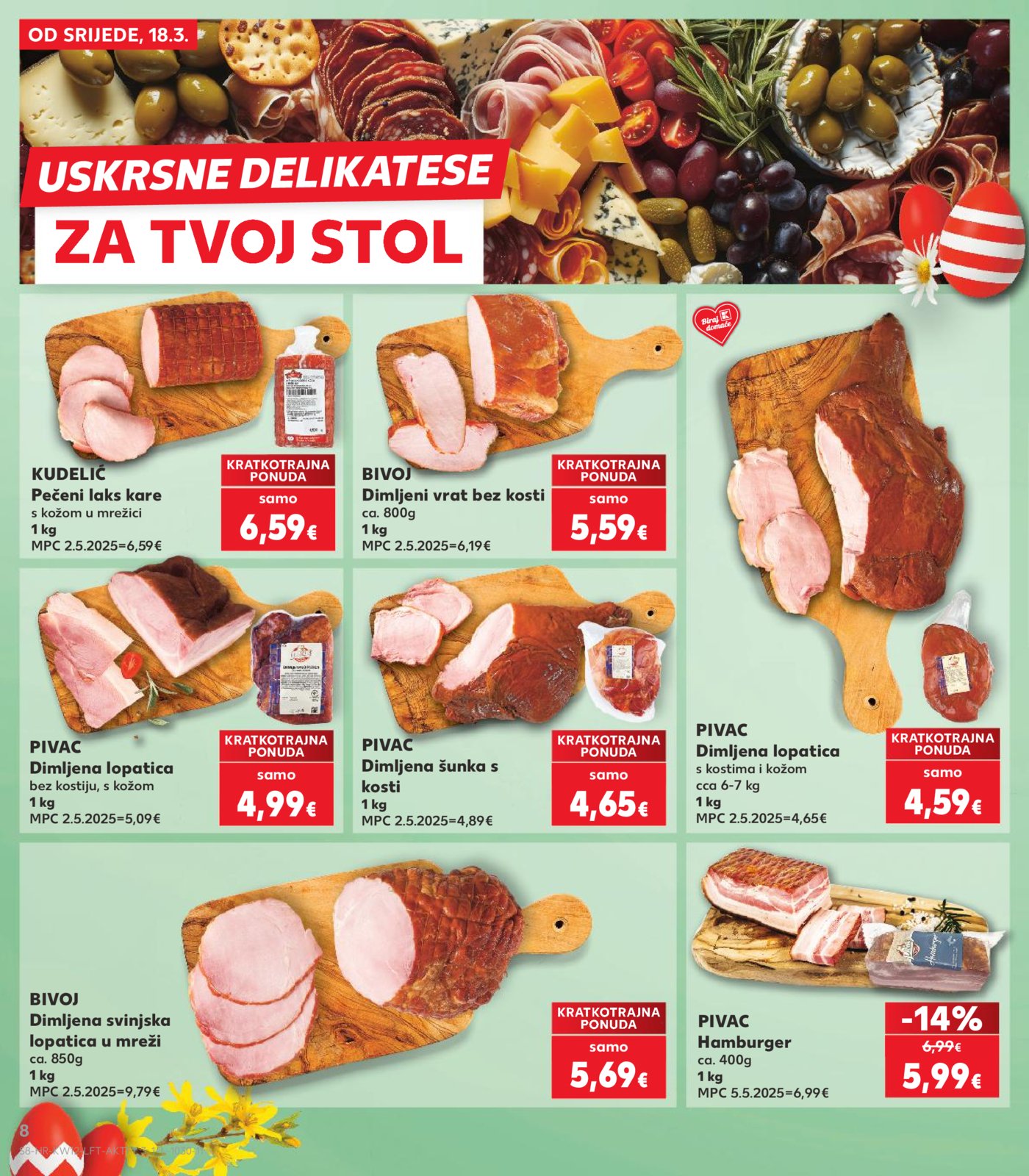 Kaufland katalog Akcija 18.03. - 24.03.2026. Odabrane poslovnice