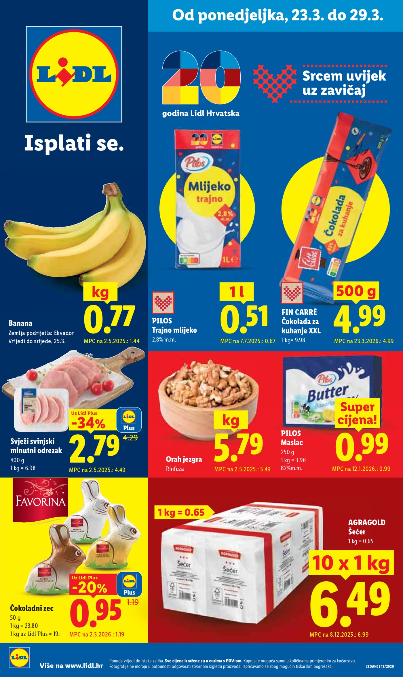 Lidl katalog Super ponuda od ponedjeljka 23.03. - 29.03.2026.