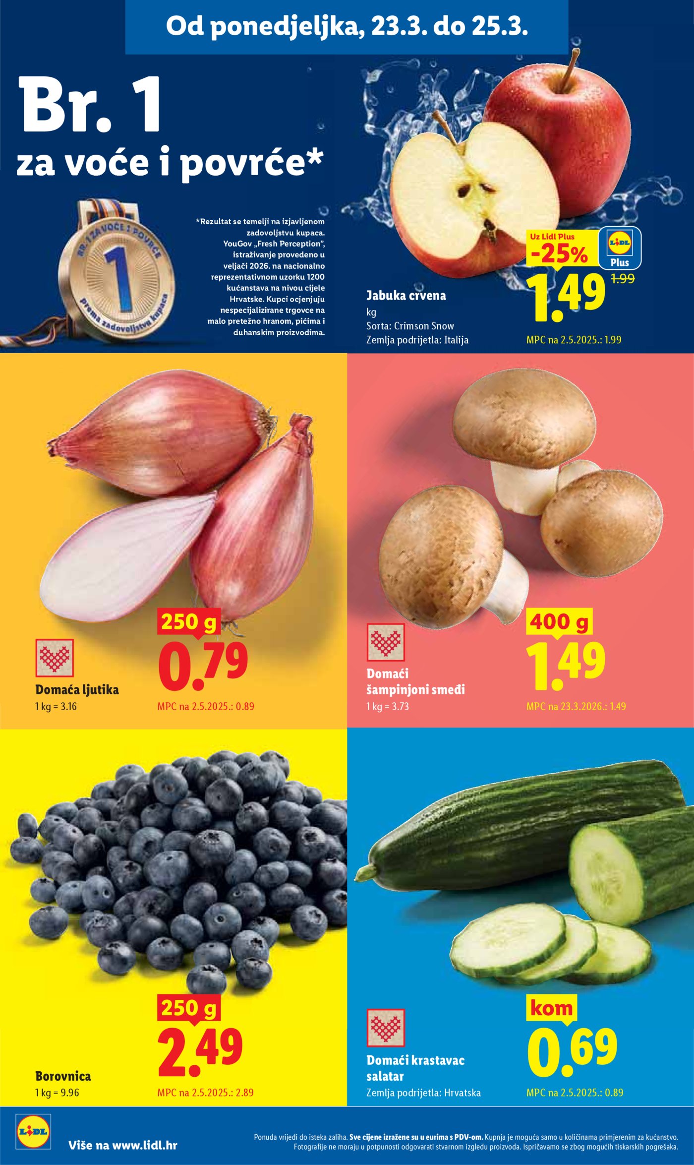 Lidl katalog Super ponuda od ponedjeljka 23.03. - 29.03.2026.