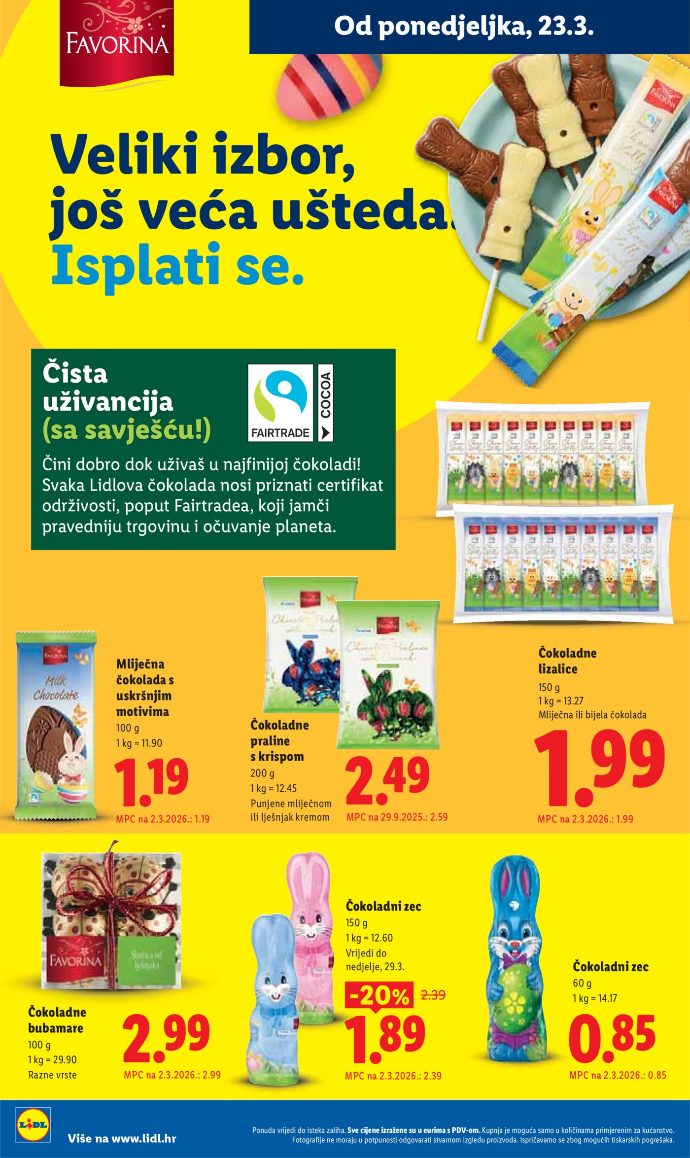 Lidl katalog Super ponuda od ponedjeljka 23.03. - 29.03.2026.