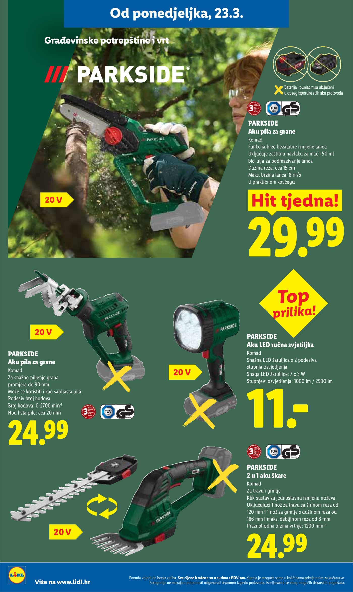 Lidl katalog Super ponuda od ponedjeljka 23.03. - 29.03.2026.