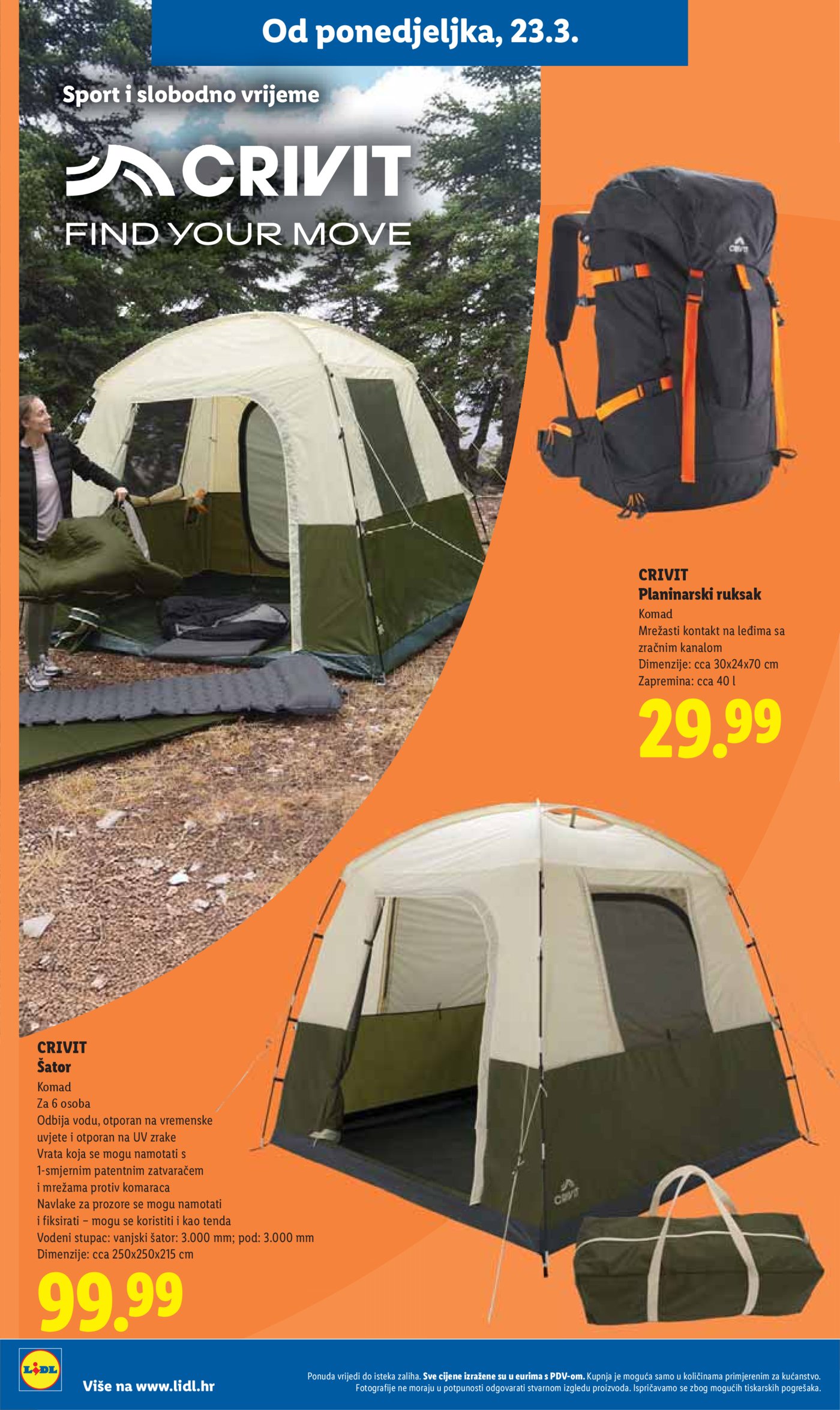 Lidl katalog Super ponuda od ponedjeljka 23.03. - 29.03.2026.