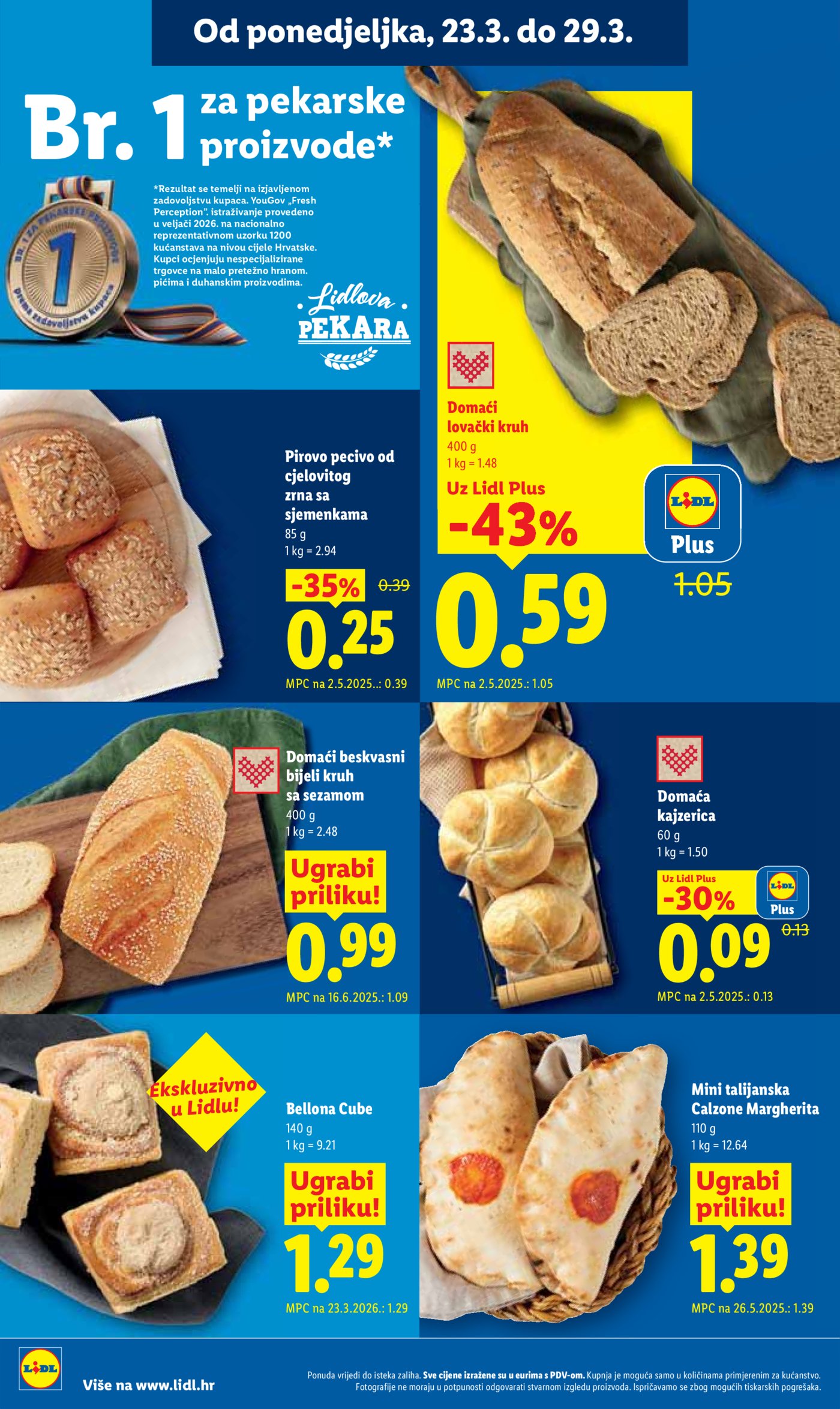 Lidl katalog Super ponuda od ponedjeljka 23.03. - 29.03.2026.