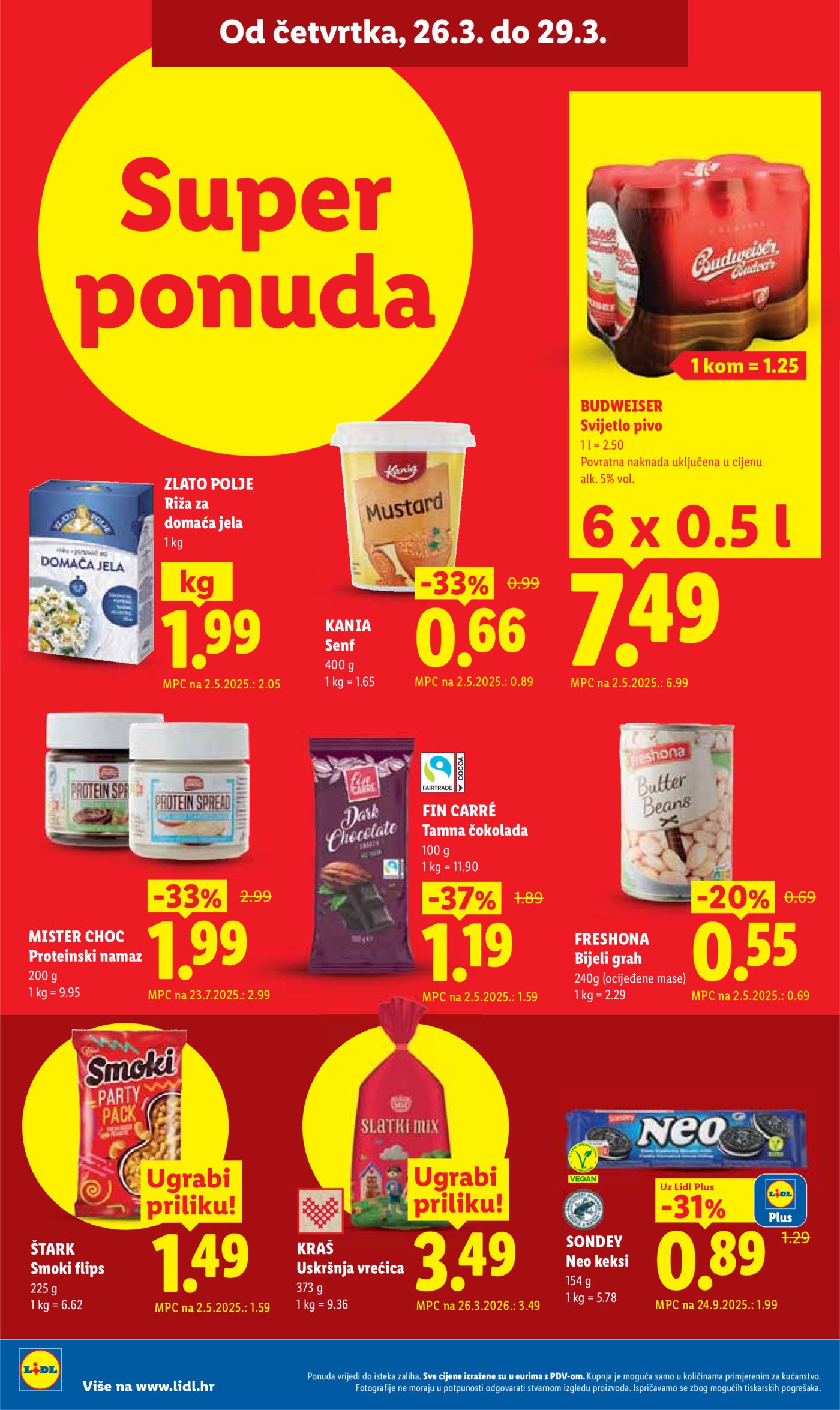 Lidl katalog Super ponuda od ponedjeljka 23.03. - 29.03.2026.