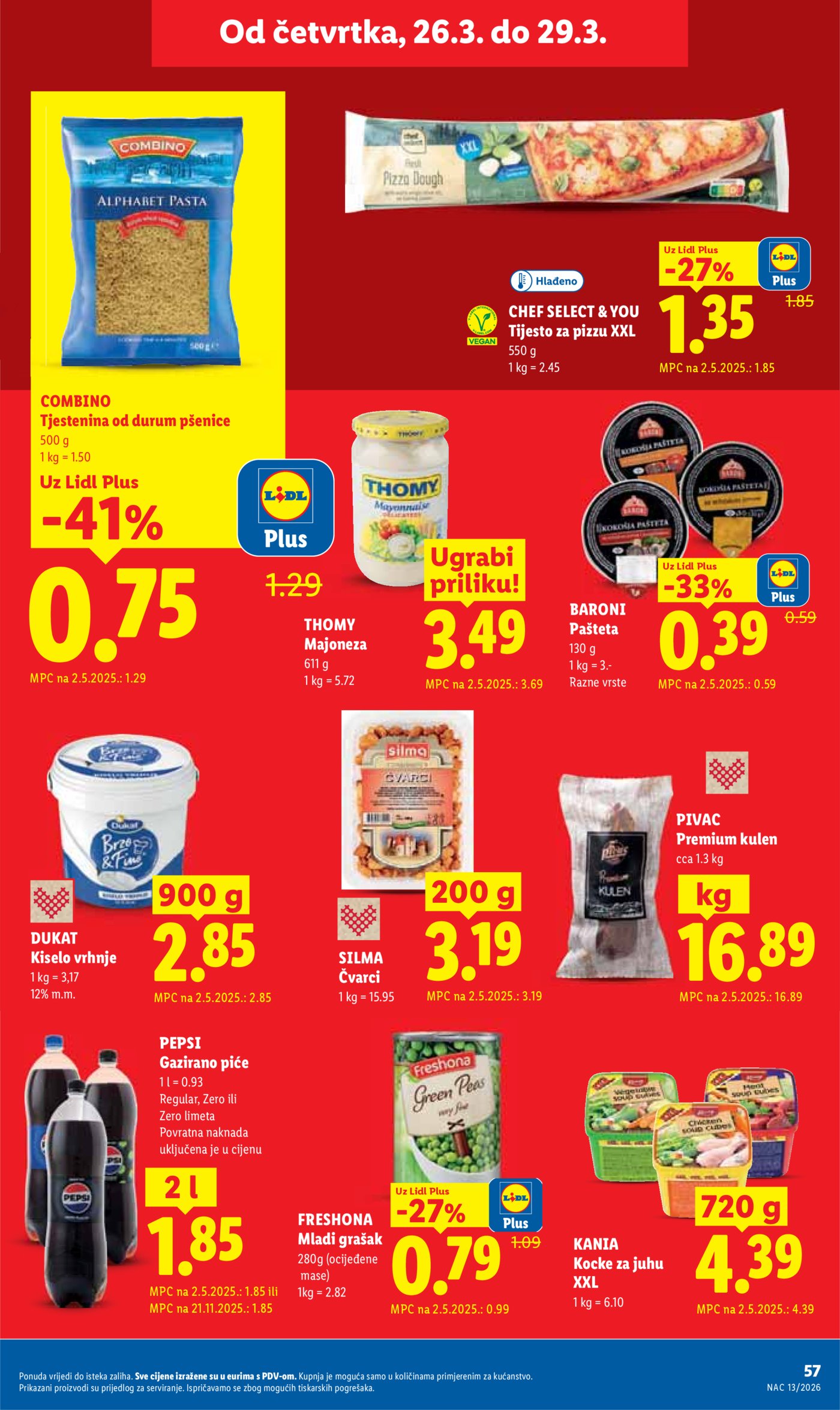 Lidl katalog Super ponuda od ponedjeljka 23.03. - 29.03.2026.
