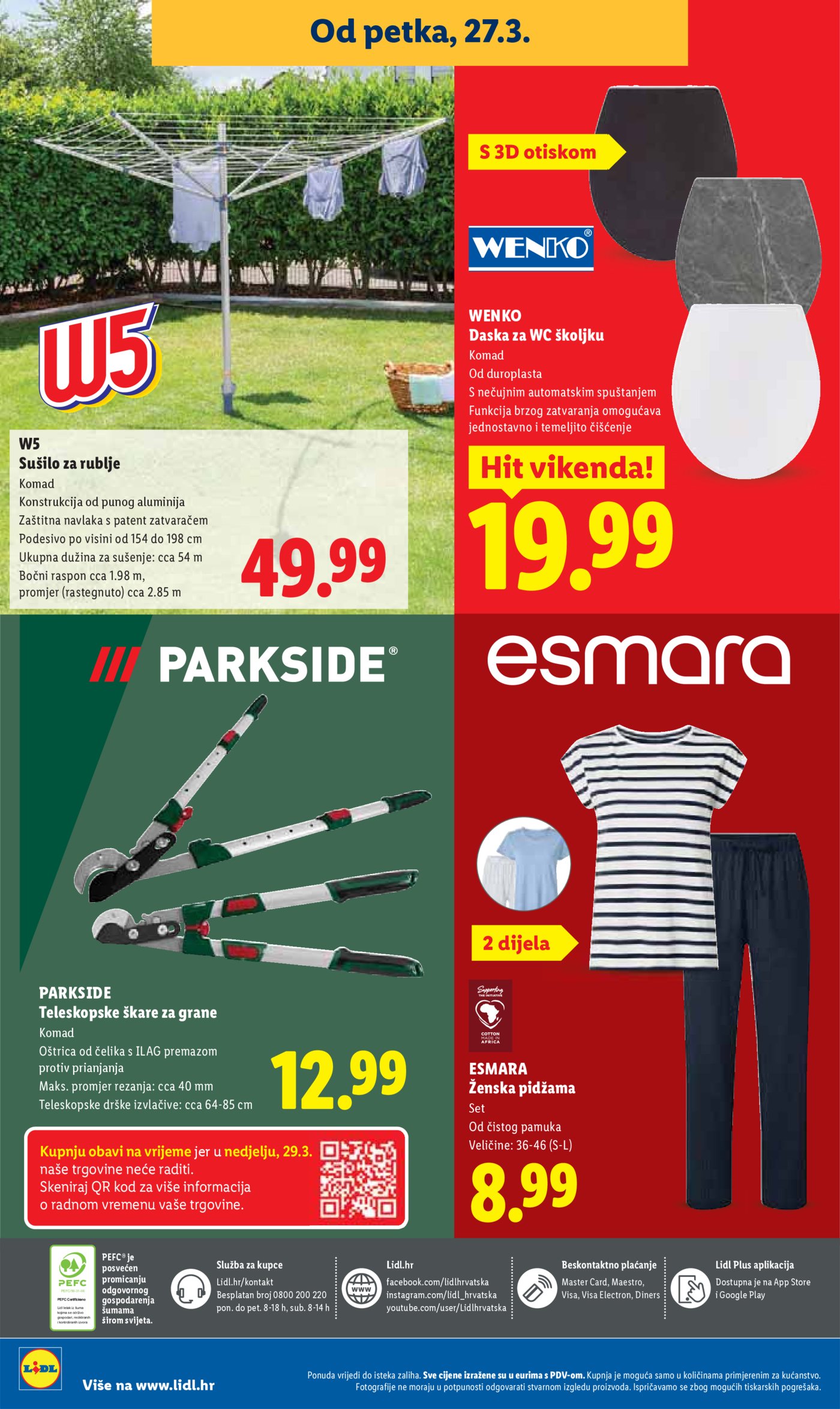Lidl katalog Super ponuda od ponedjeljka 23.03. - 29.03.2026.