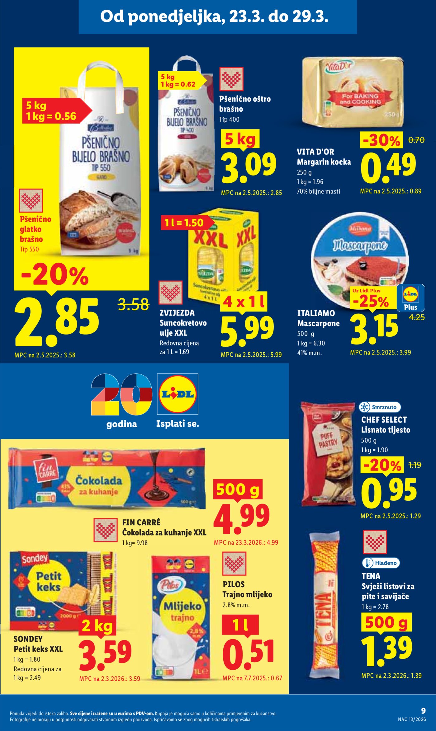 Lidl katalog Super ponuda od ponedjeljka 23.03. - 29.03.2026.