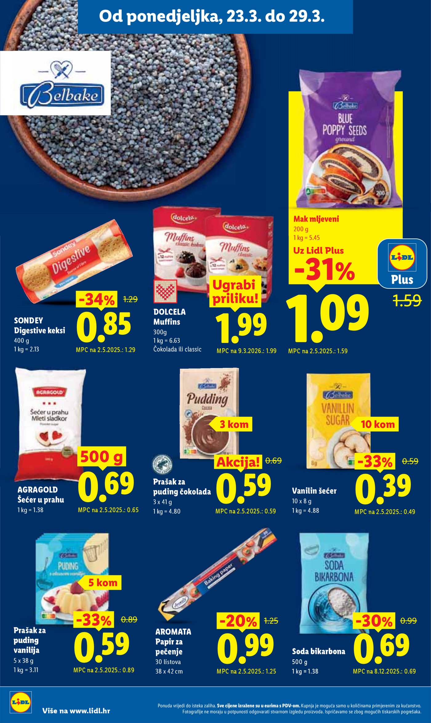 Lidl katalog Super ponuda od ponedjeljka 23.03. - 29.03.2026.