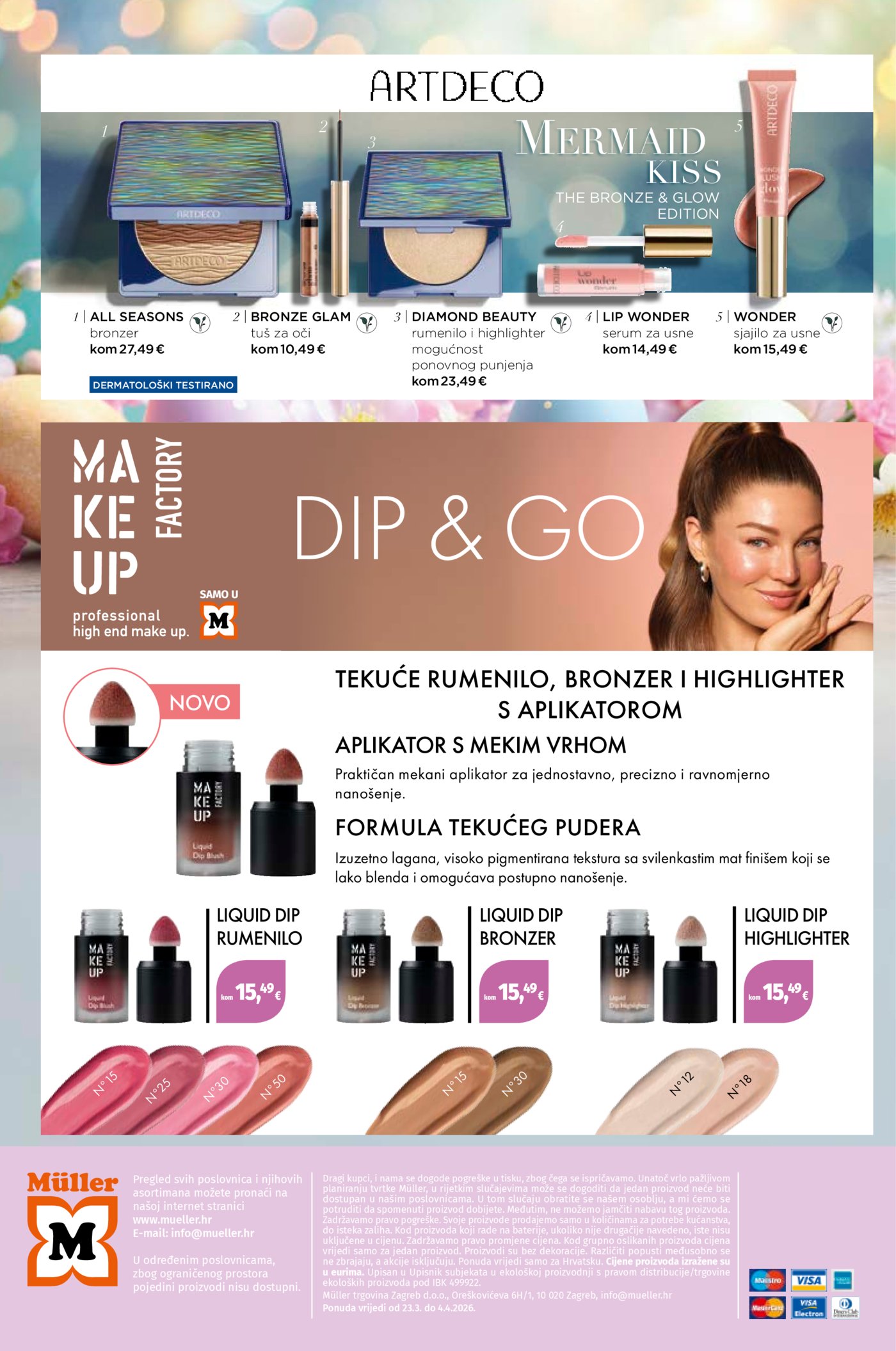 Muller katalog Akcija 23.03. - 04.04.2026.