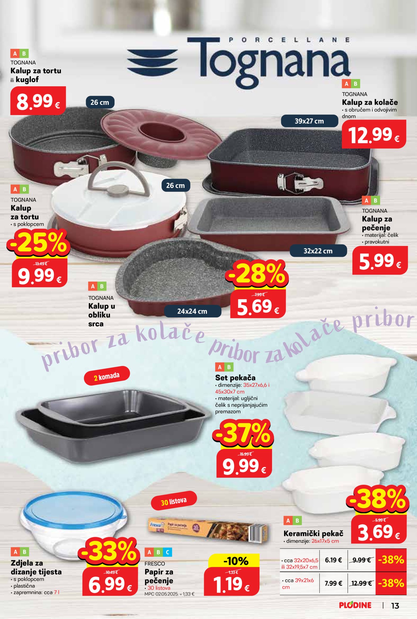 Plodine katalog Sve za kolače 18.03.-04.04.2026.