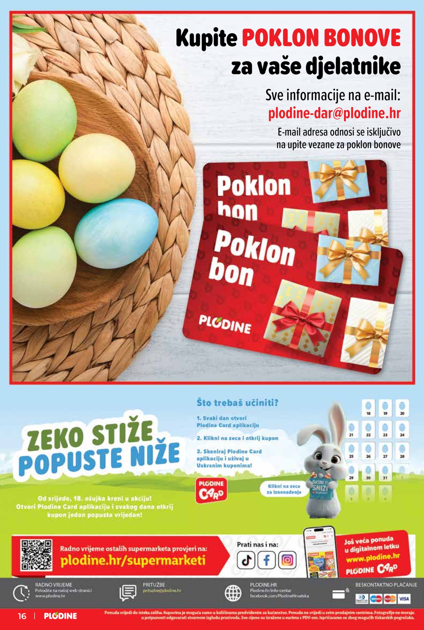 Plodine katalog Sve za kolače 18.03.-04.04.2026.