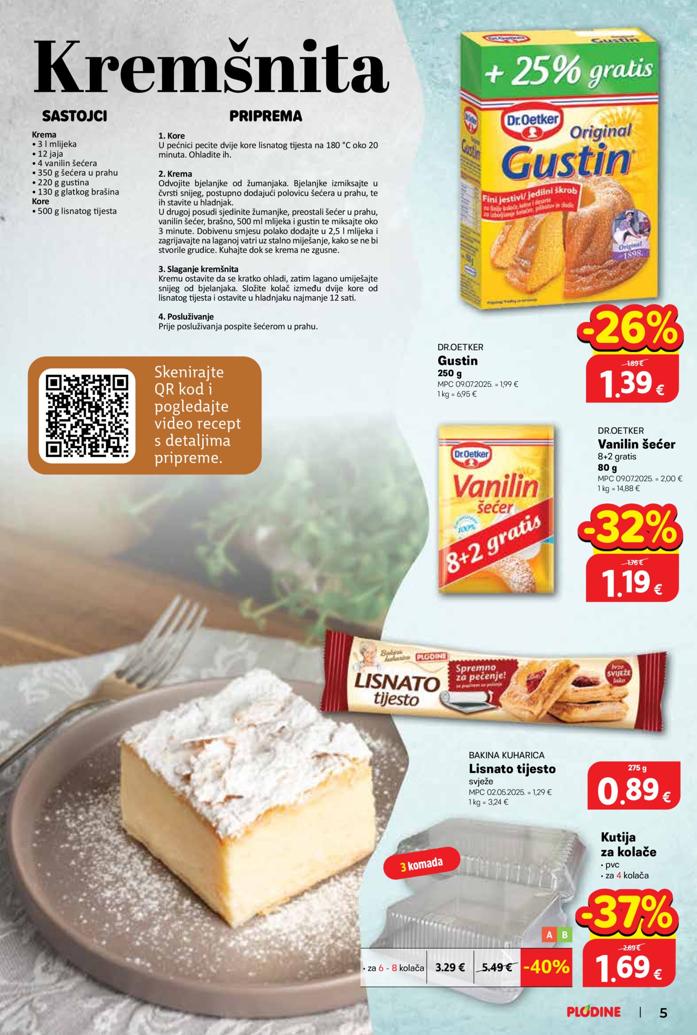 Plodine katalog Sve za kolače 18.03.-04.04.2026.