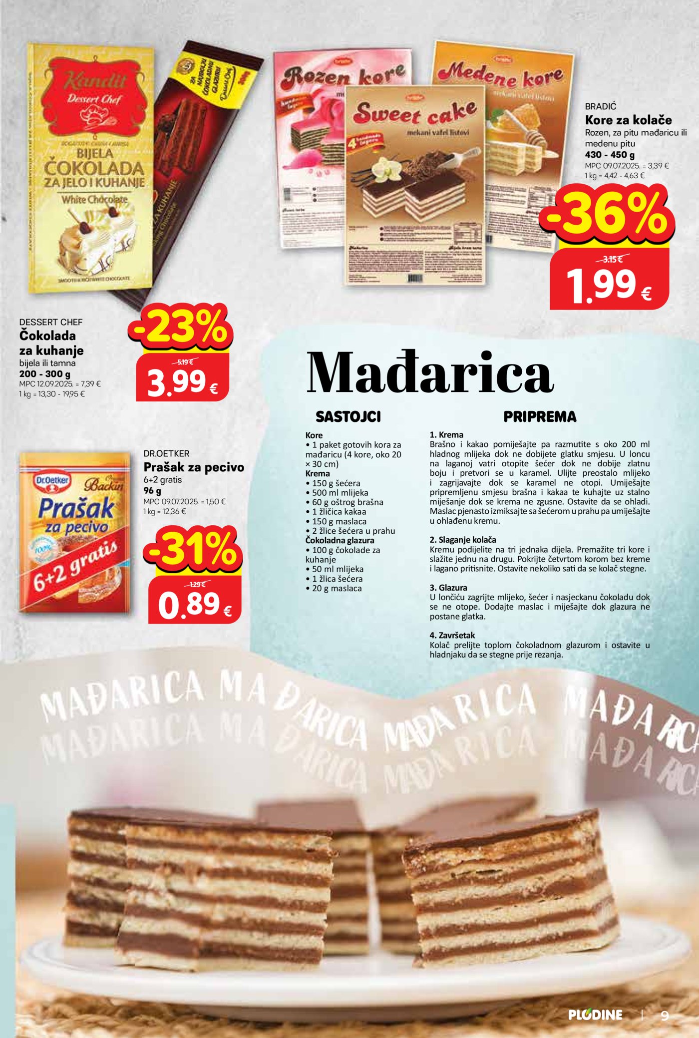 Plodine katalog Sve za kolače 18.03.-04.04.2026.