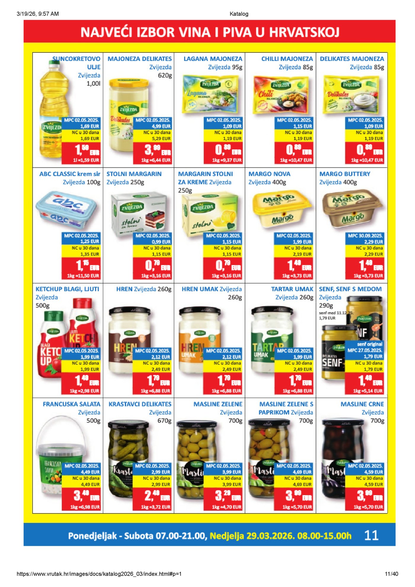 Vrutak katalog Akcija 16.03. - 05.04.2026.