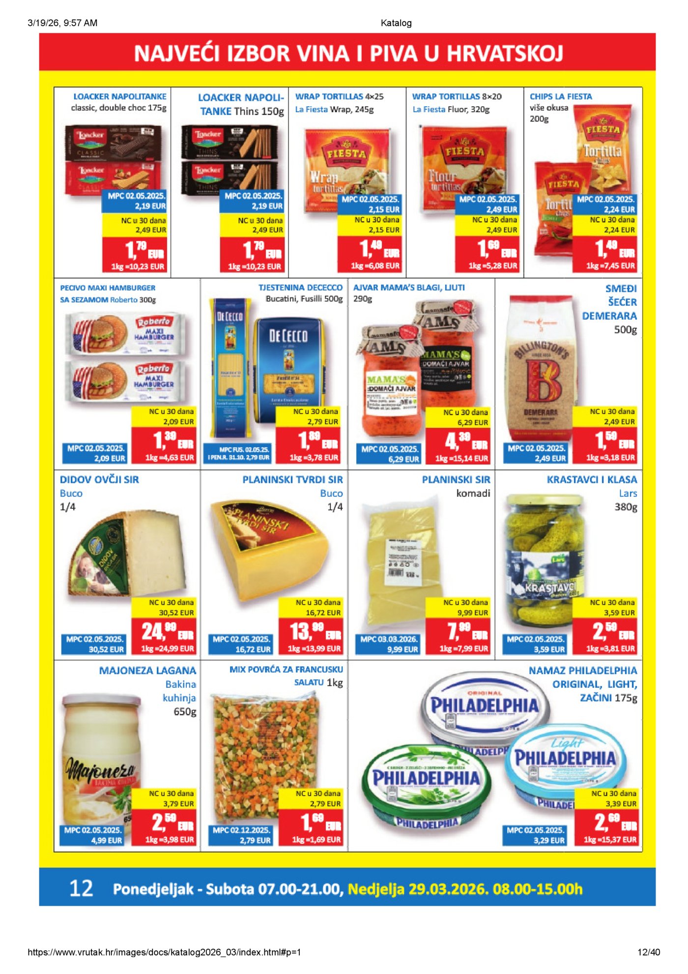 Vrutak katalog Akcija 16.03. - 05.04.2026.