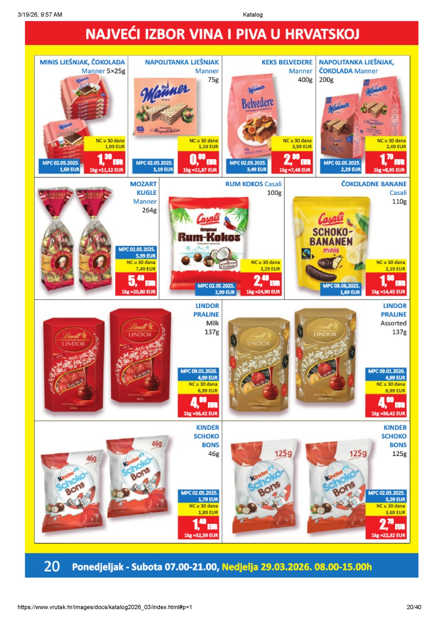 Vrutak katalog Akcija 16.03. - 05.04.2026.