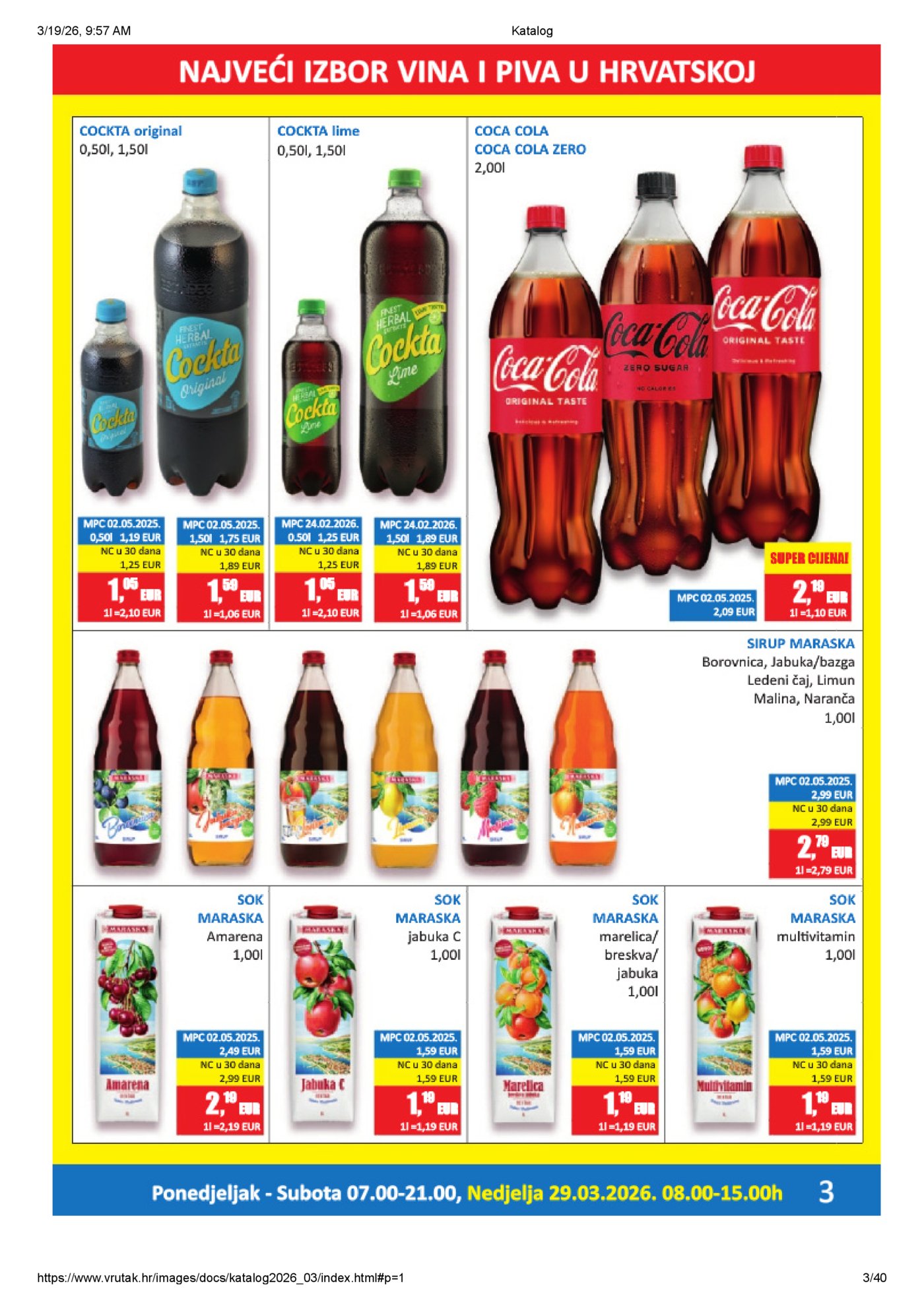 Vrutak katalog Akcija 16.03. - 05.04.2026.