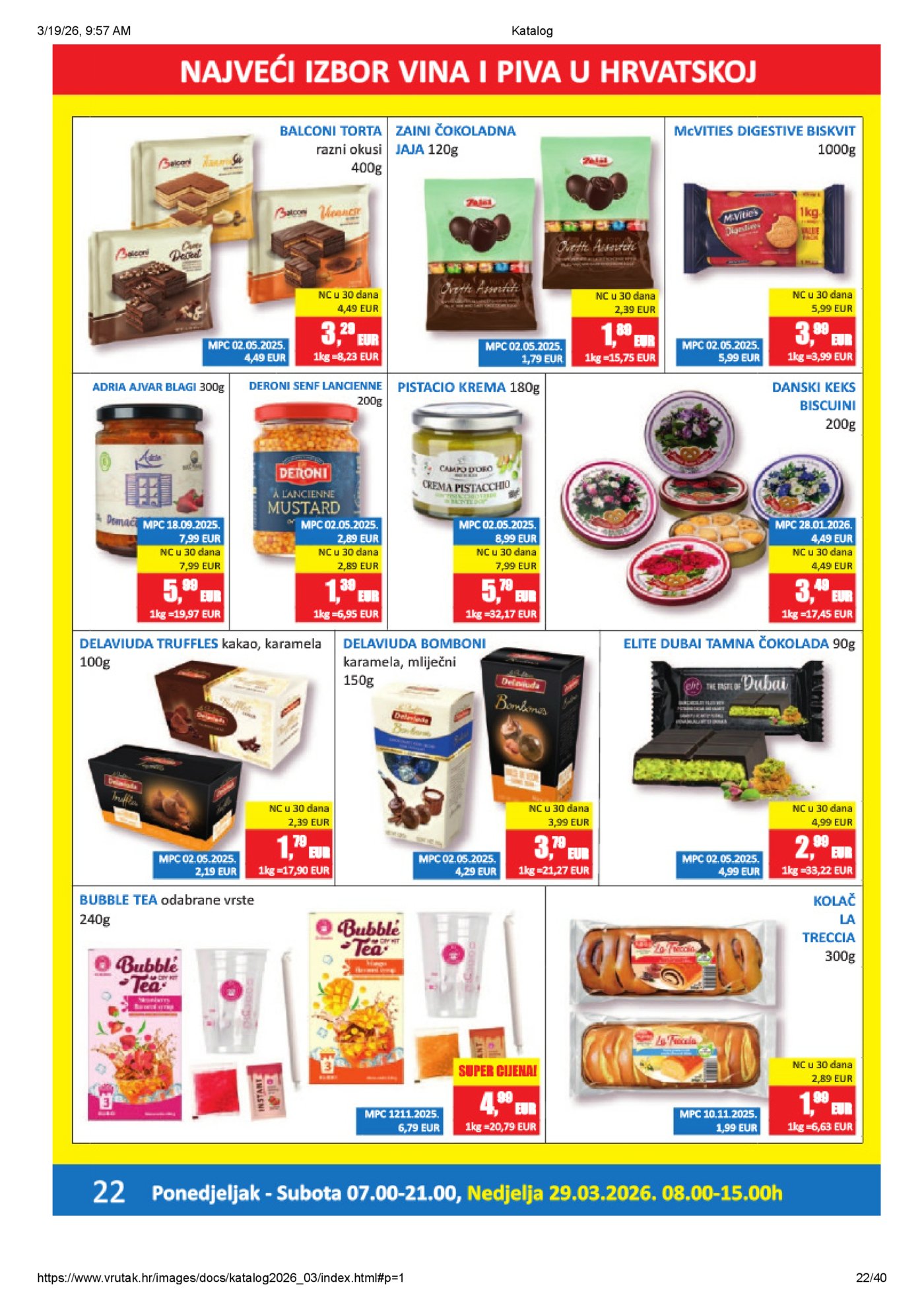 Vrutak katalog Akcija 16.03. - 05.04.2026.