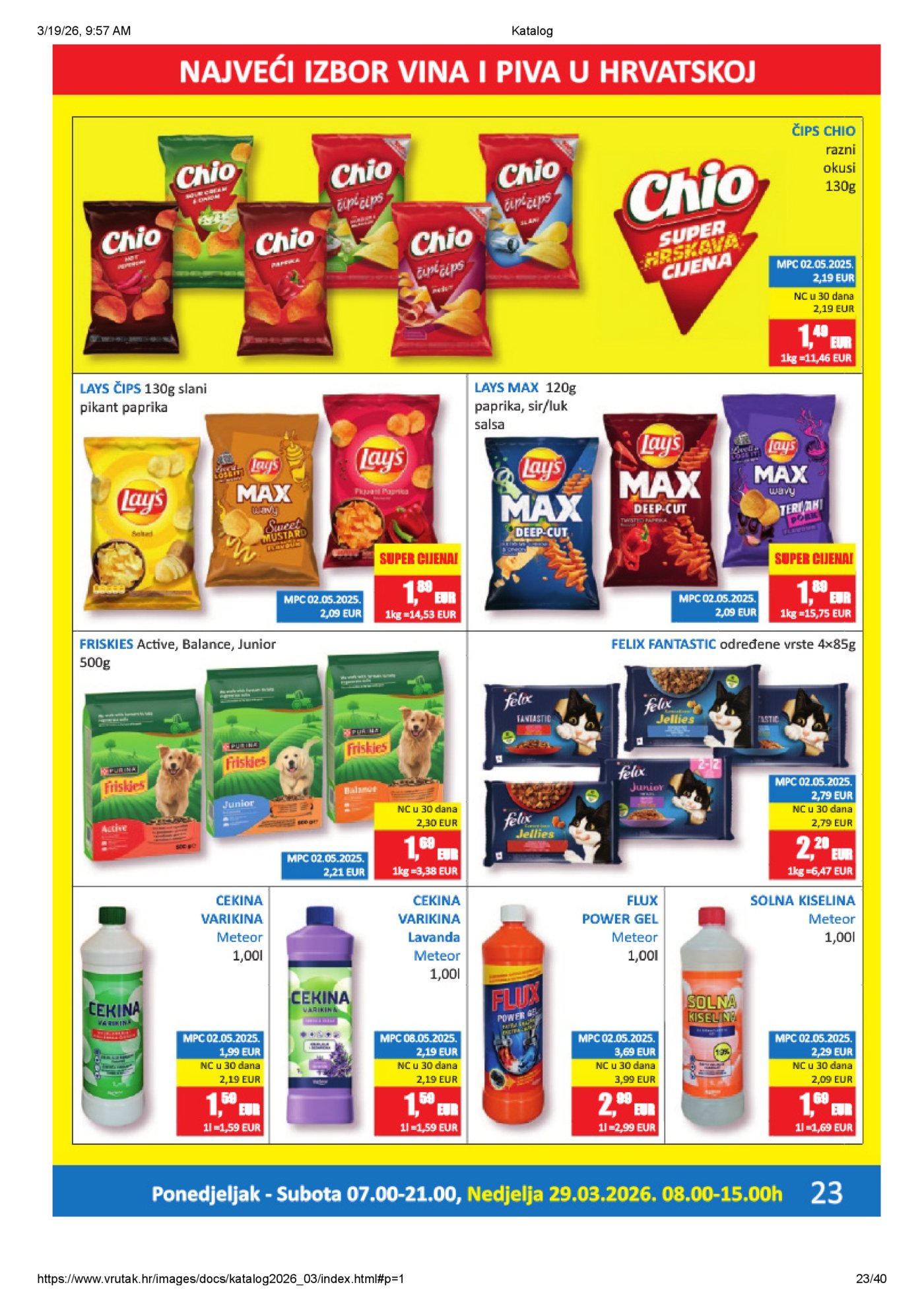 Vrutak katalog Akcija 16.03. - 05.04.2026.