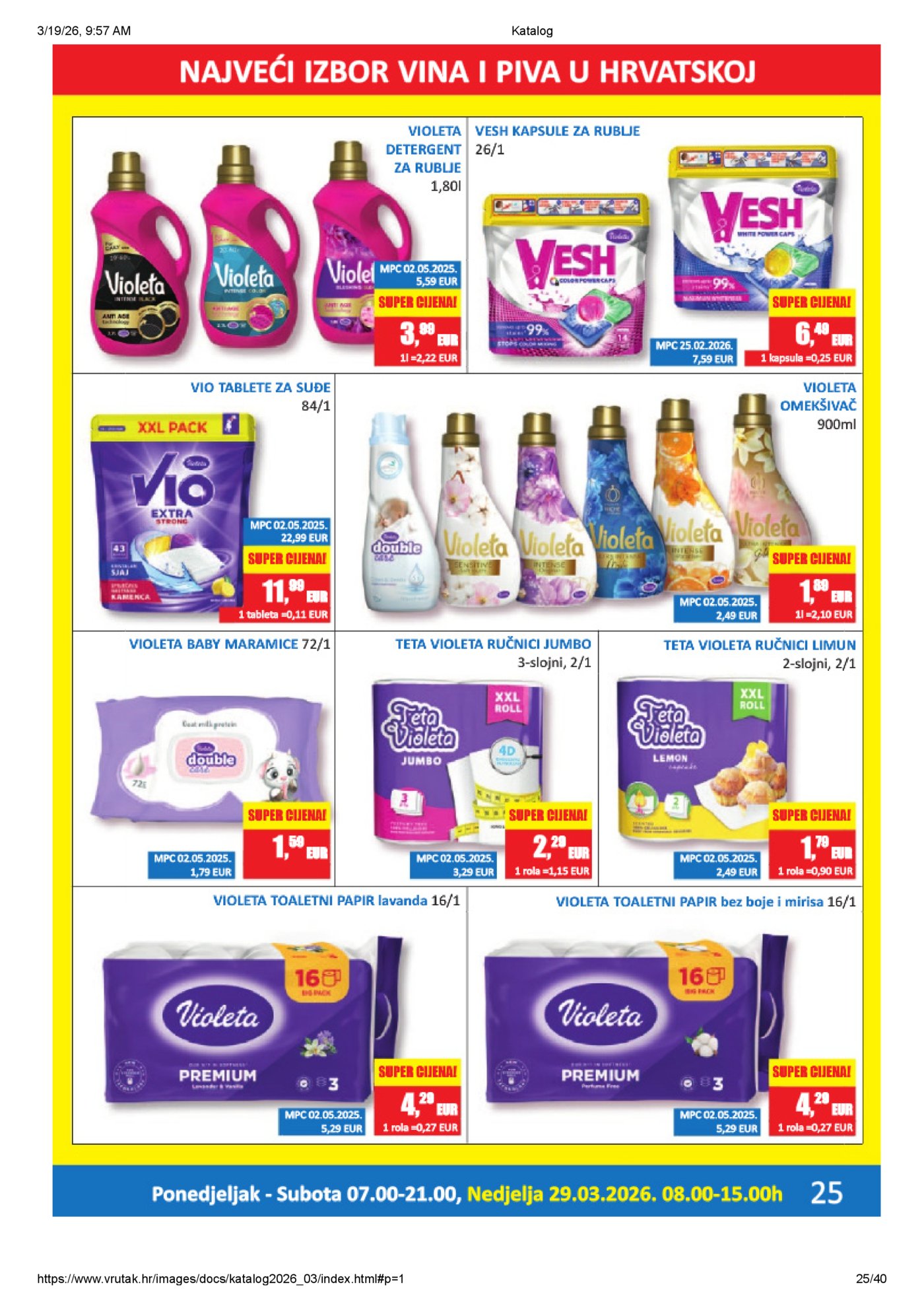 Vrutak katalog Akcija 16.03. - 05.04.2026.