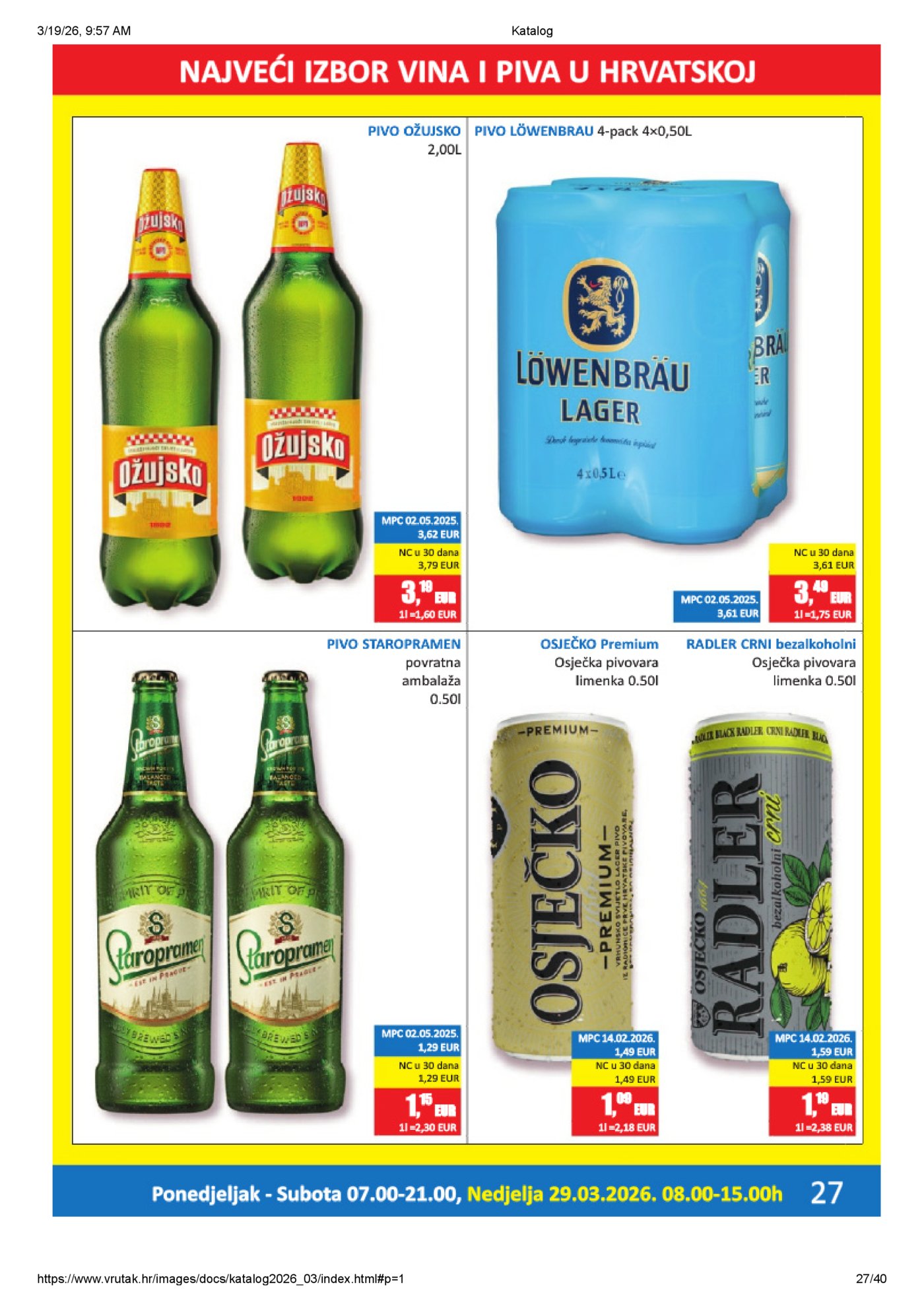 Vrutak katalog Akcija 16.03. - 05.04.2026.