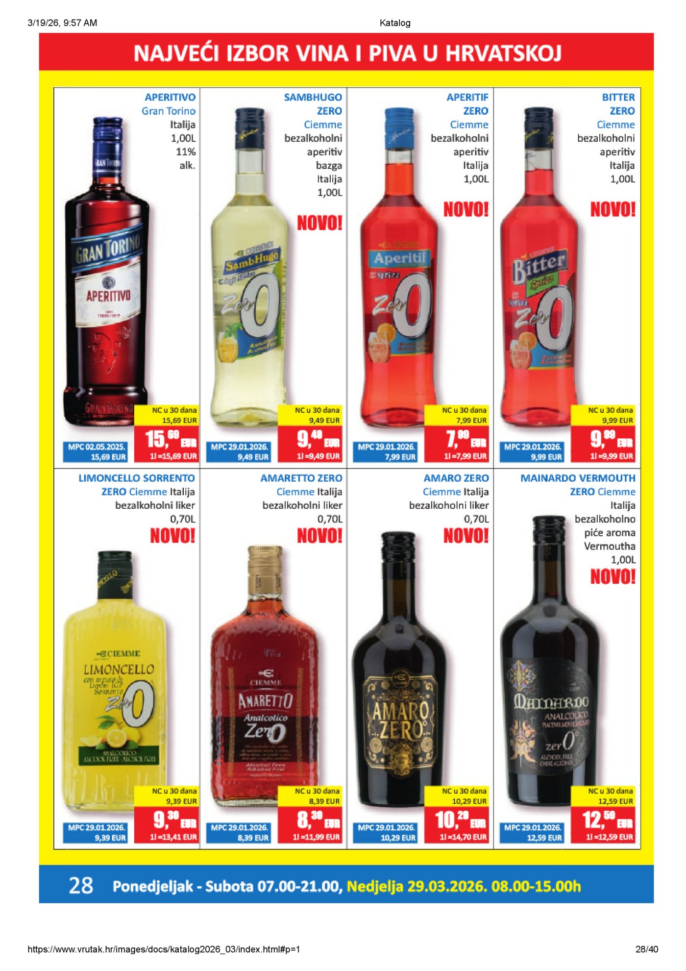 Vrutak katalog Akcija 16.03. - 05.04.2026.