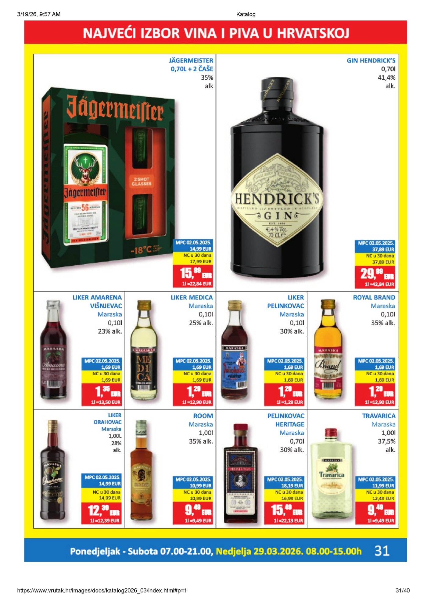 Vrutak katalog Akcija 16.03. - 05.04.2026.