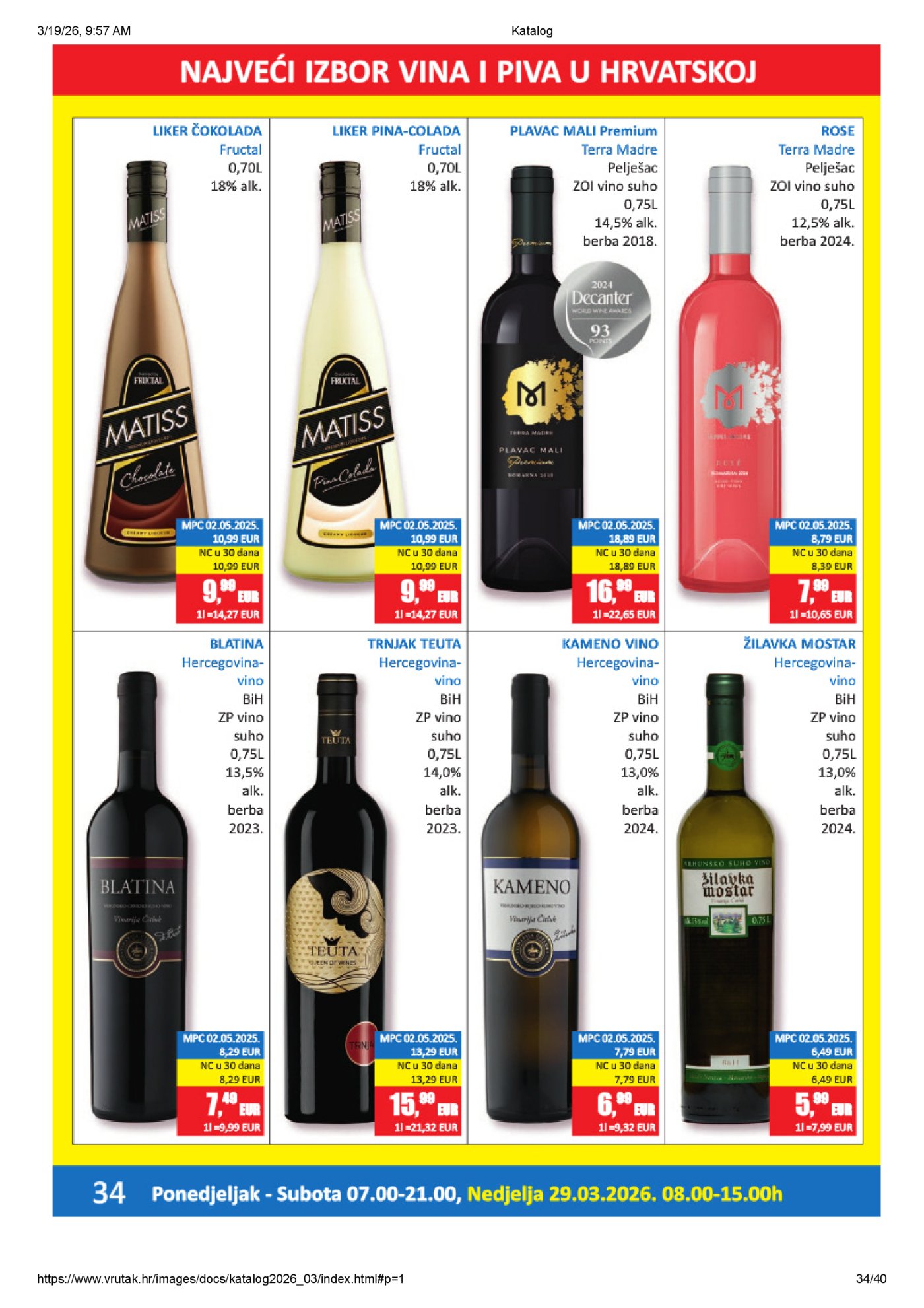 Vrutak katalog Akcija 16.03. - 05.04.2026.