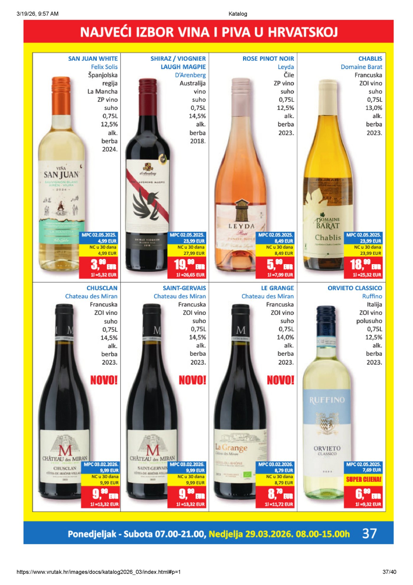 Vrutak katalog Akcija 16.03. - 05.04.2026.