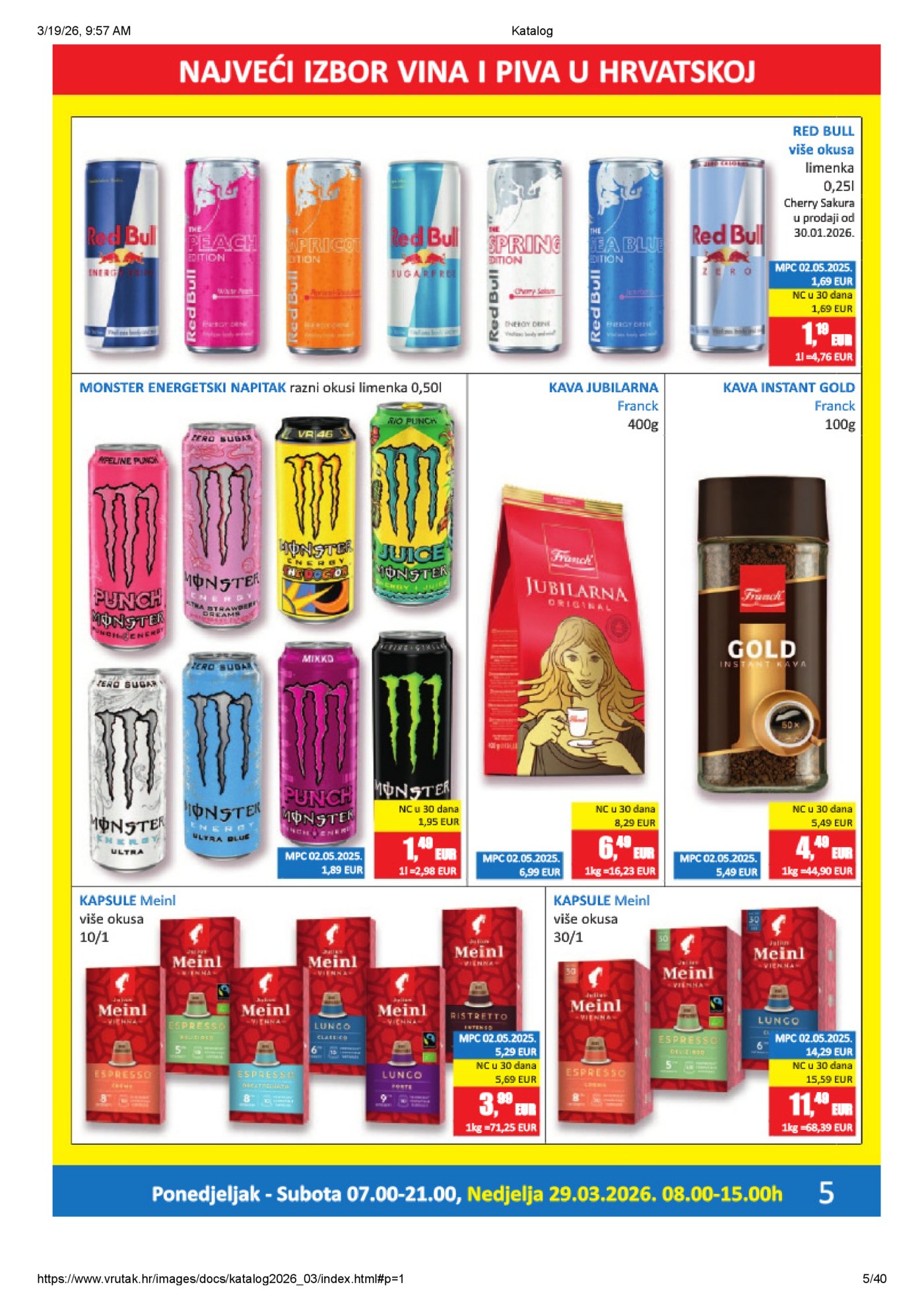 Vrutak katalog Akcija 16.03. - 05.04.2026.