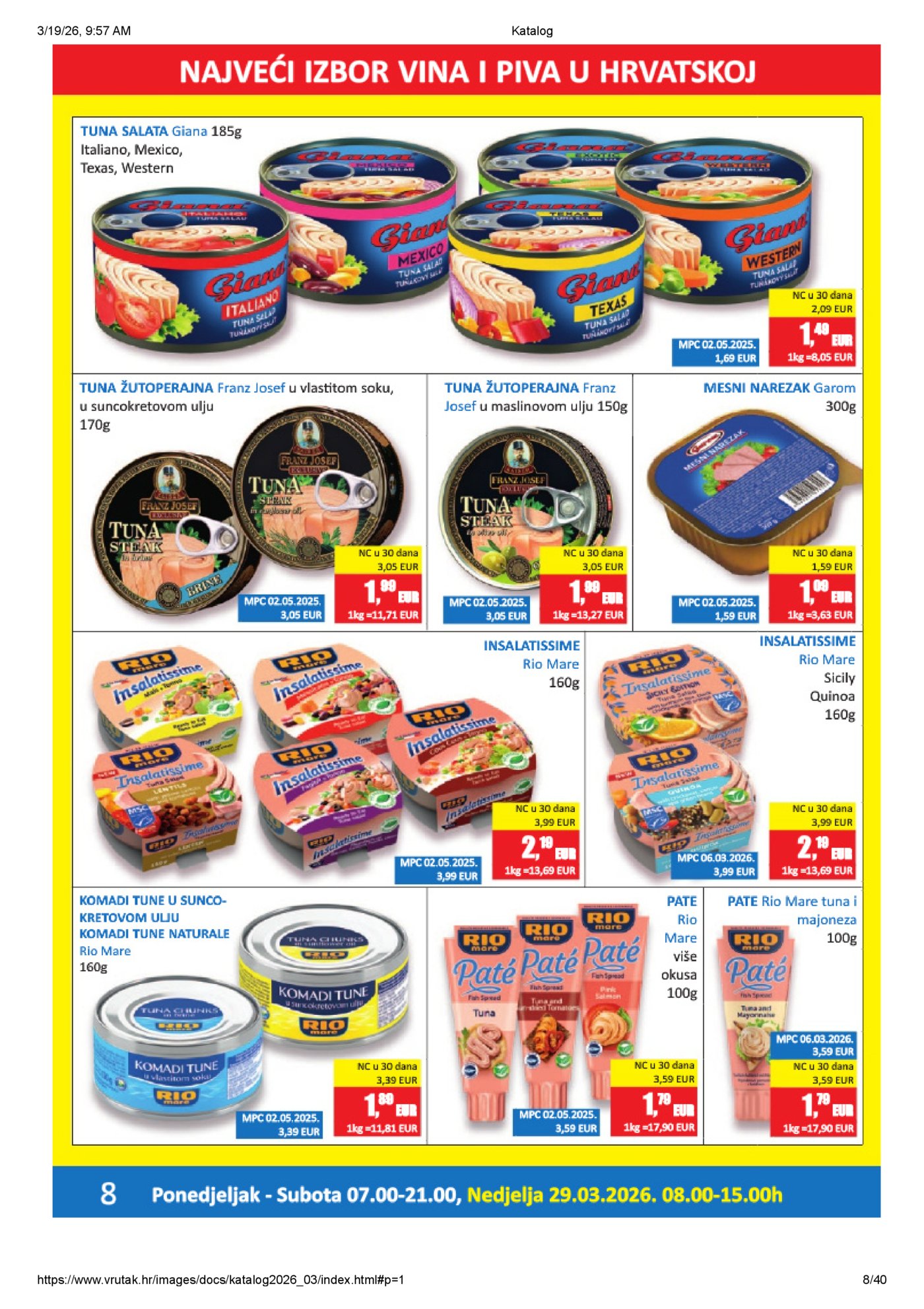 Vrutak katalog Akcija 16.03. - 05.04.2026.