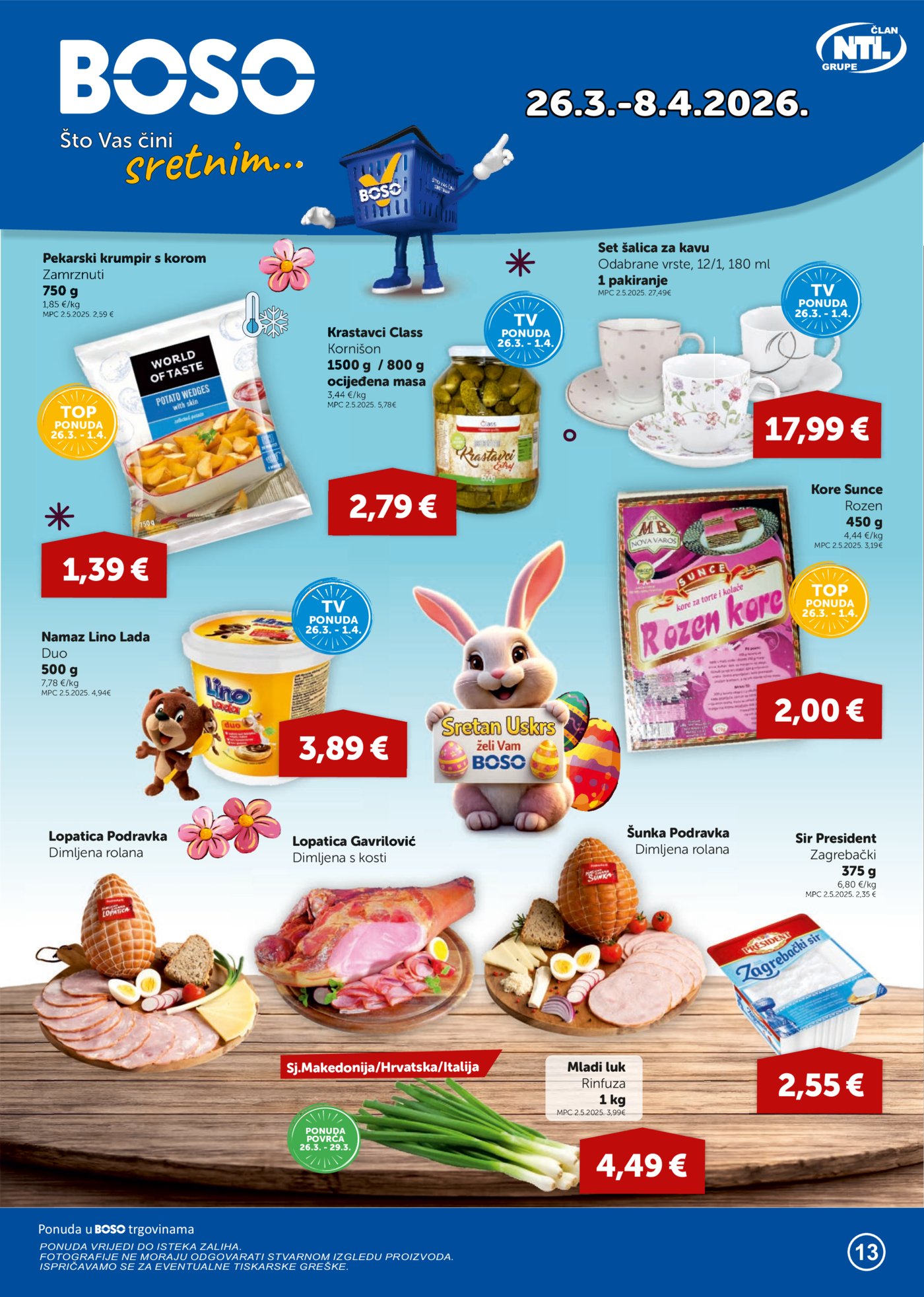 Boso katalog Akcija 26.03. - 08.04.2026.
