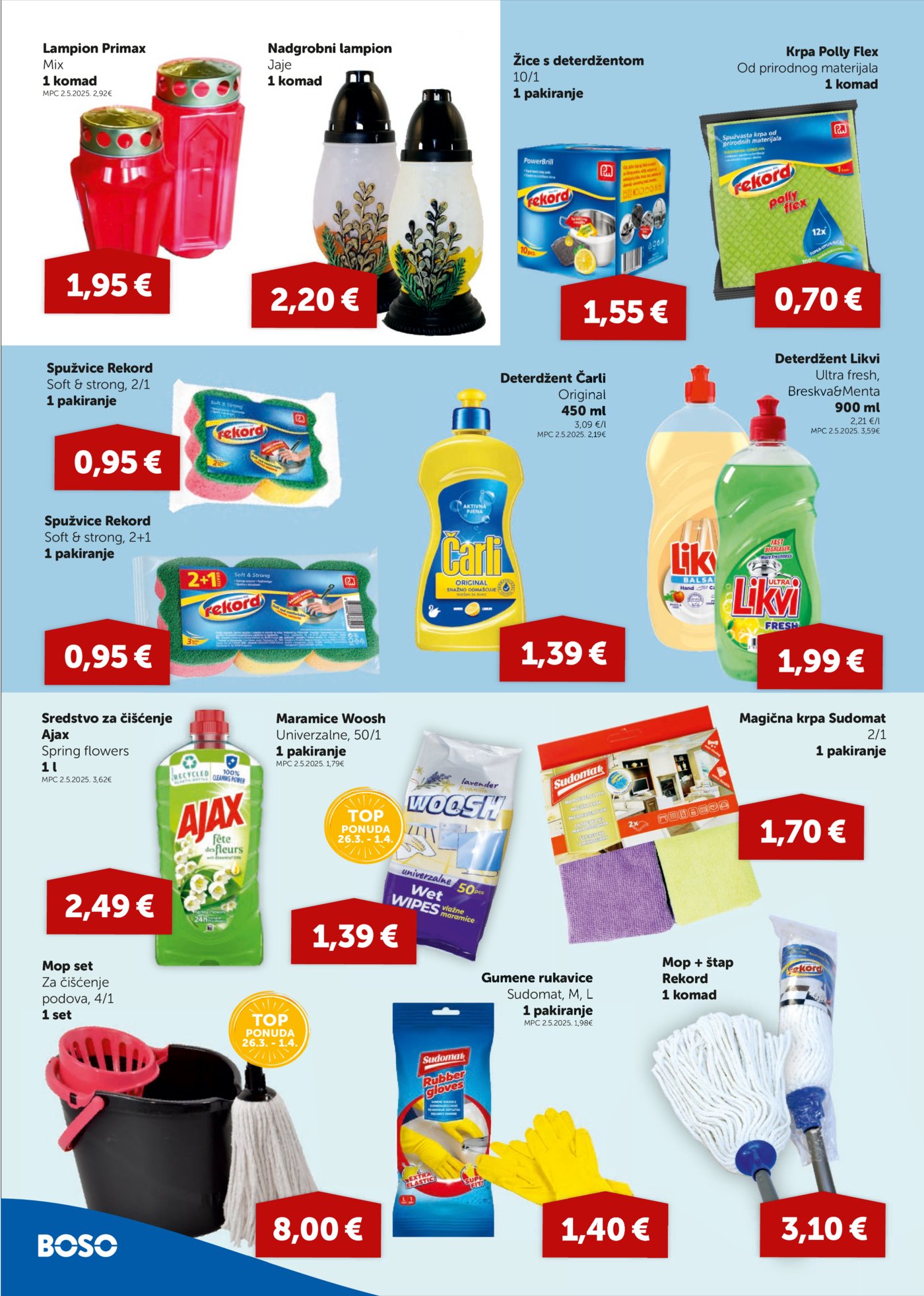 Boso katalog Akcija 26.03. - 08.04.2026.