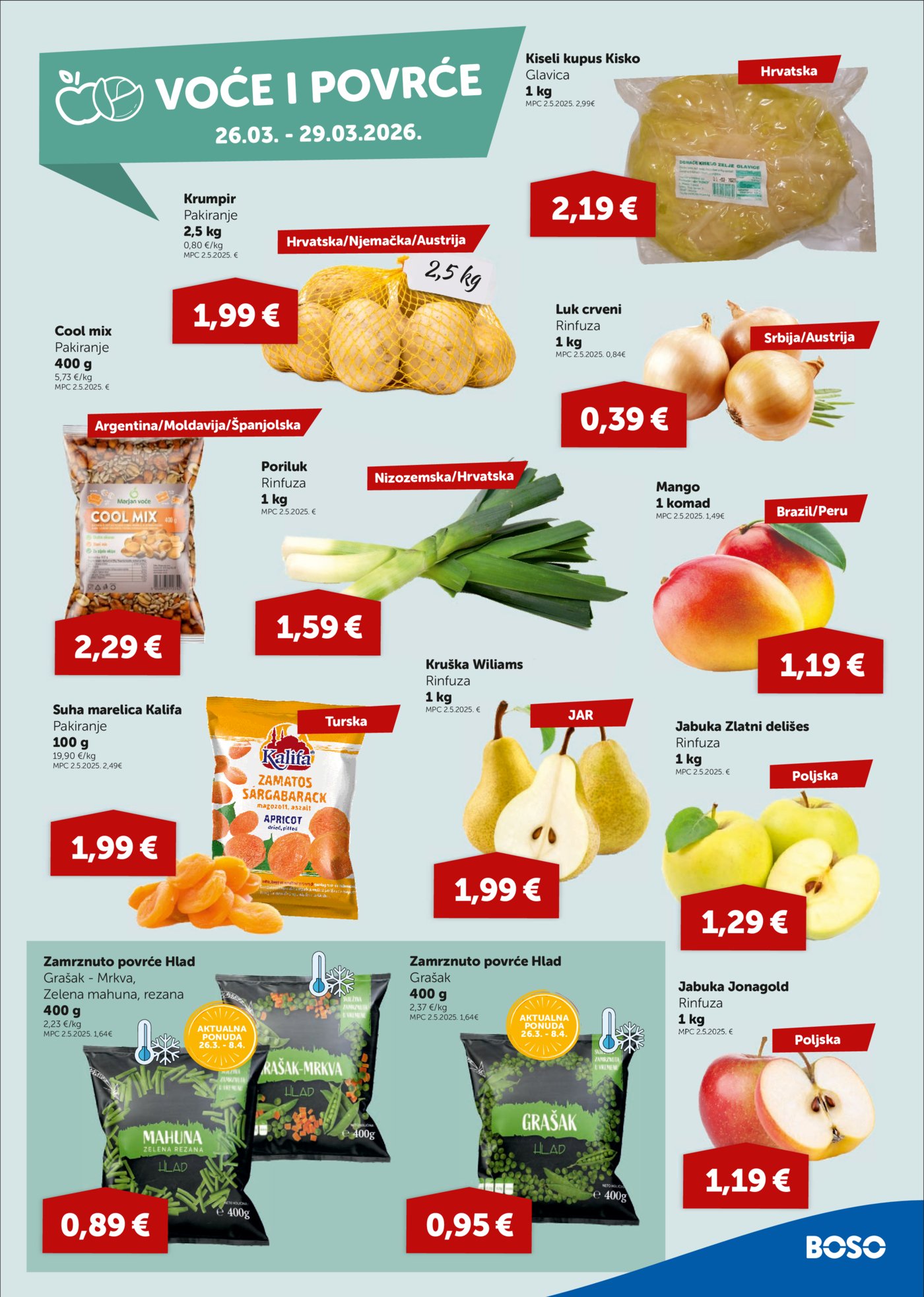 Boso katalog Akcija 26.03. - 08.04.2026.