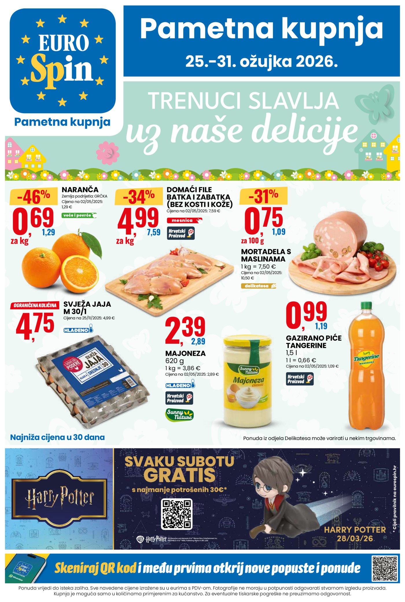 Eurospin katalog Pametna kupnja 25.03. - 31.03.2026.