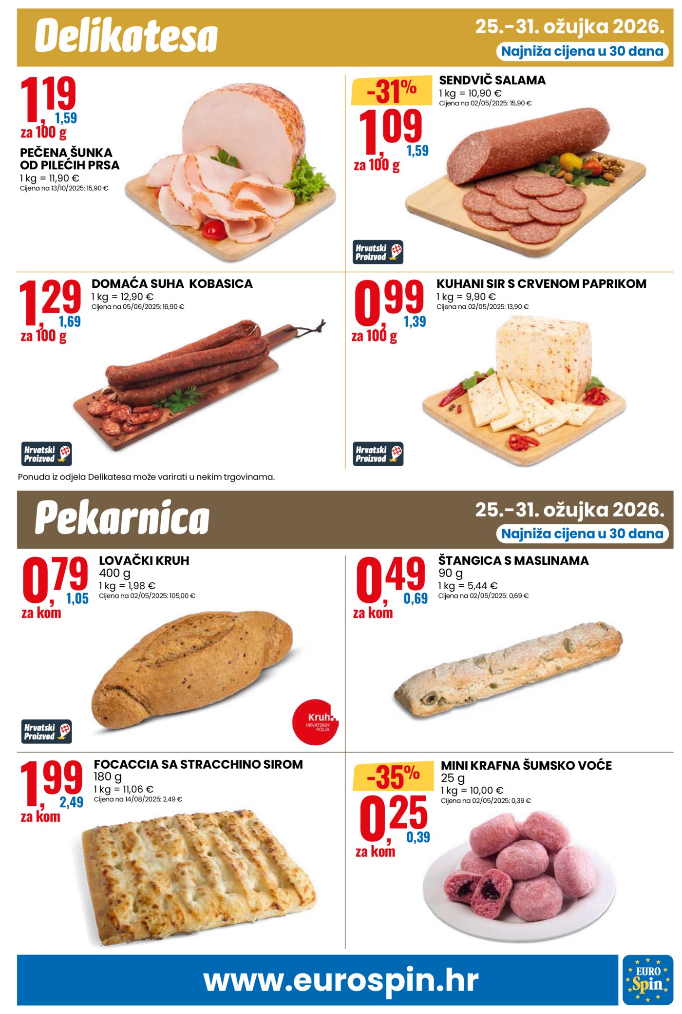 Eurospin katalog Pametna kupnja 25.03. - 31.03.2026.