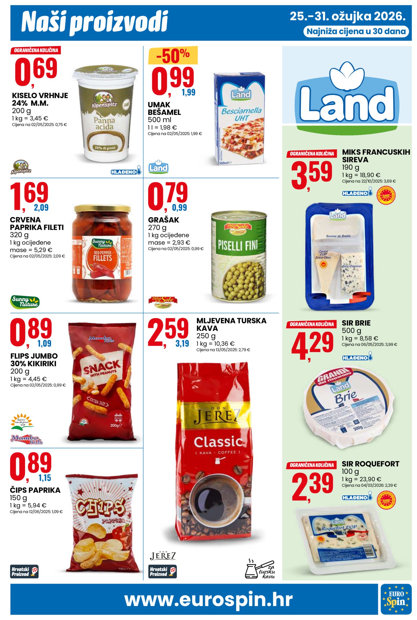 Eurospin katalog Pametna kupnja 25.03. - 31.03.2026.