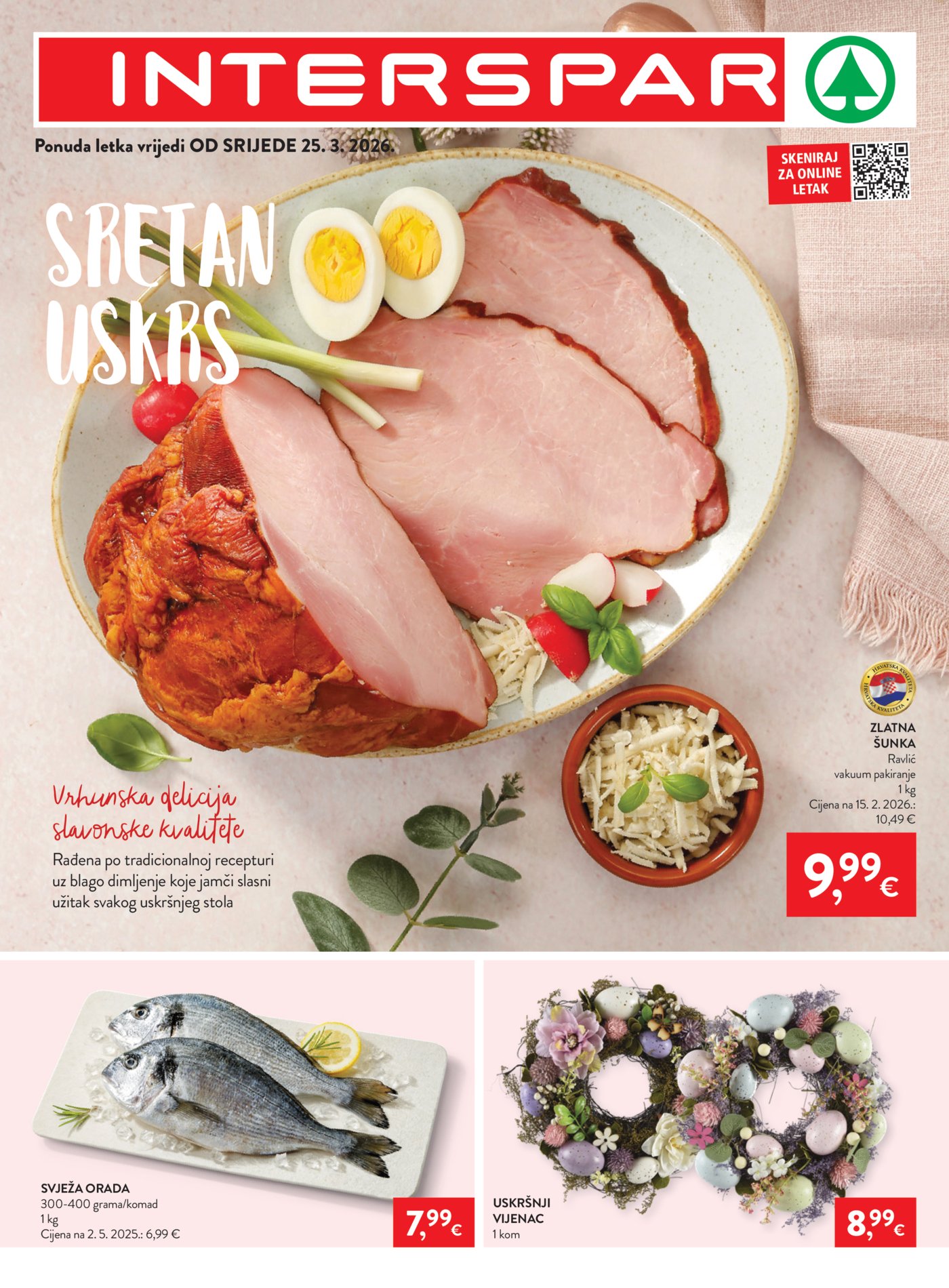 INTERSPAR katalog Akcija 25.03. - 07.04.2026.