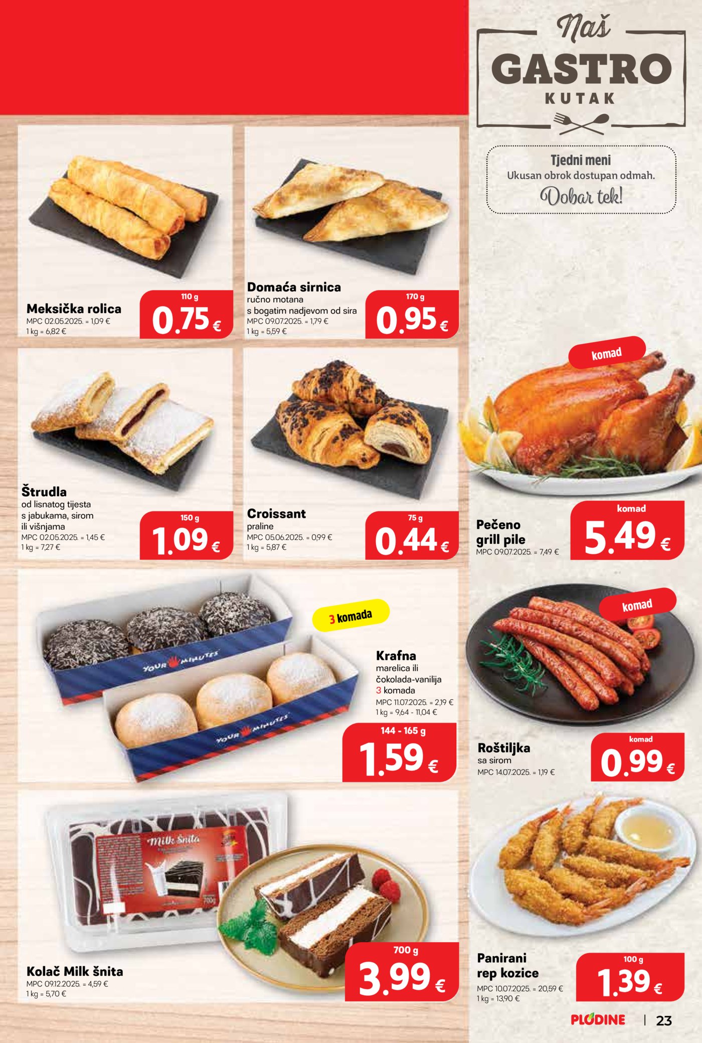 Plodine katalog Akcija 25.03. - 31.03.2026.