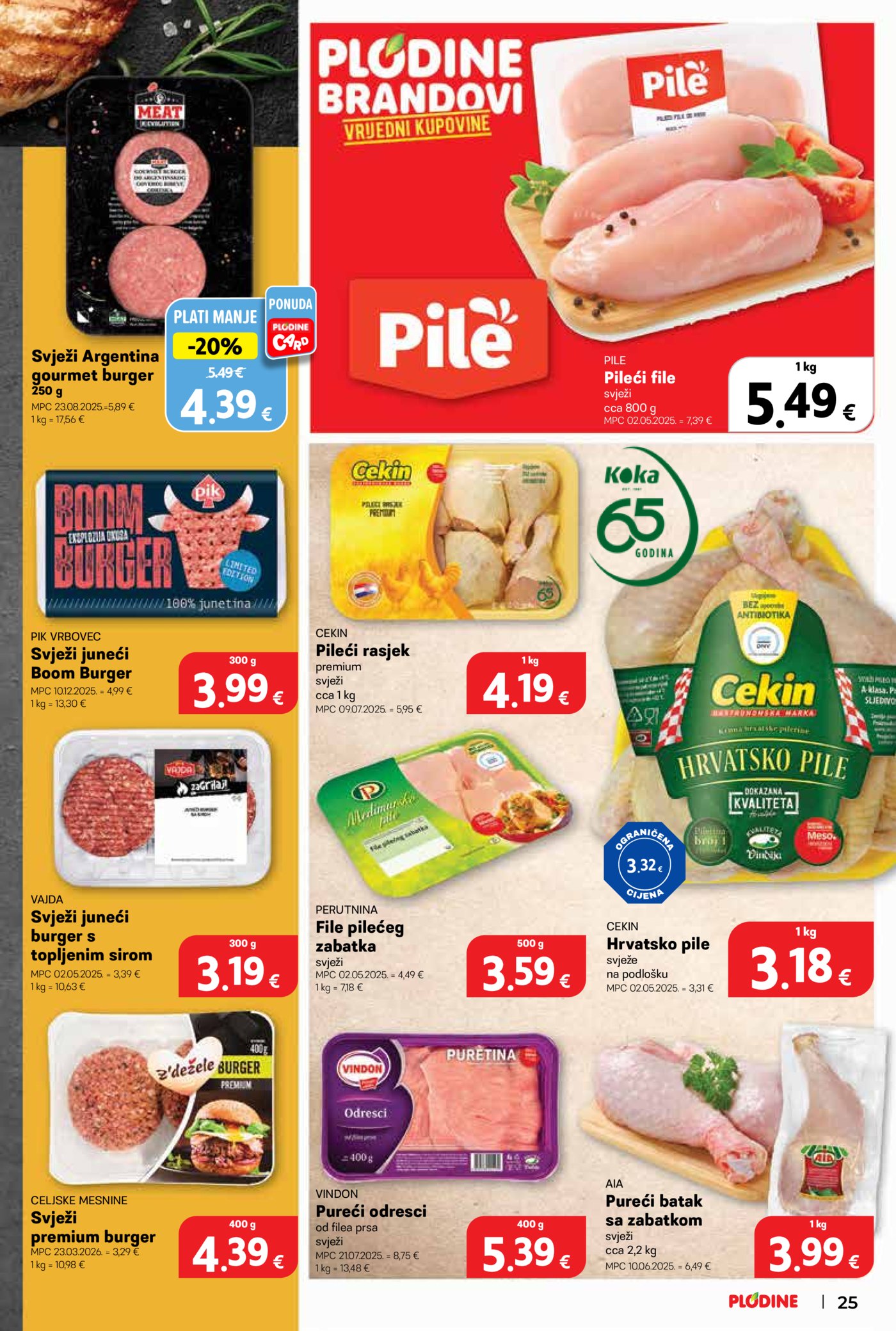 Plodine katalog Akcija 25.03. - 31.03.2026.