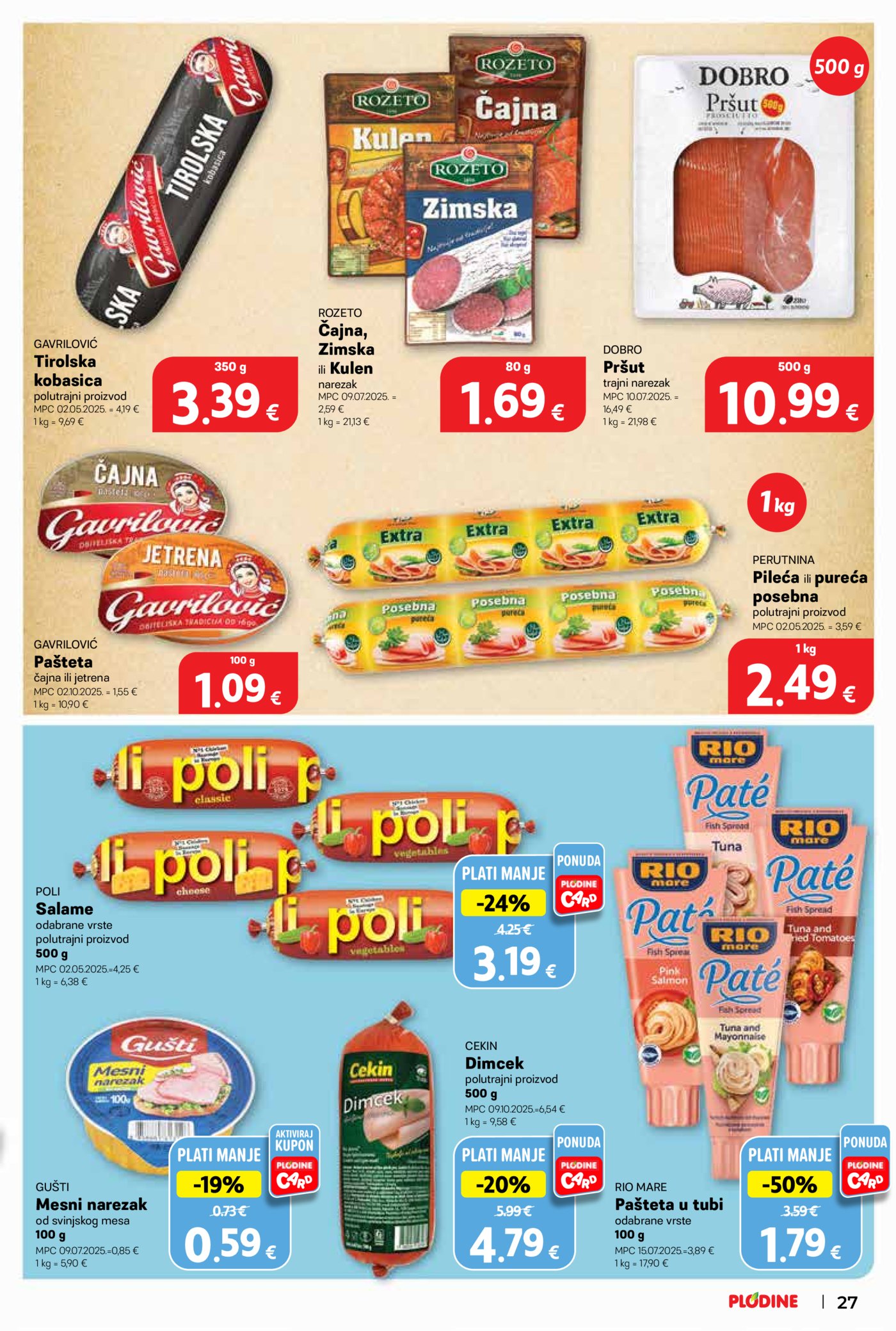 Plodine katalog Akcija 25.03. - 31.03.2026.